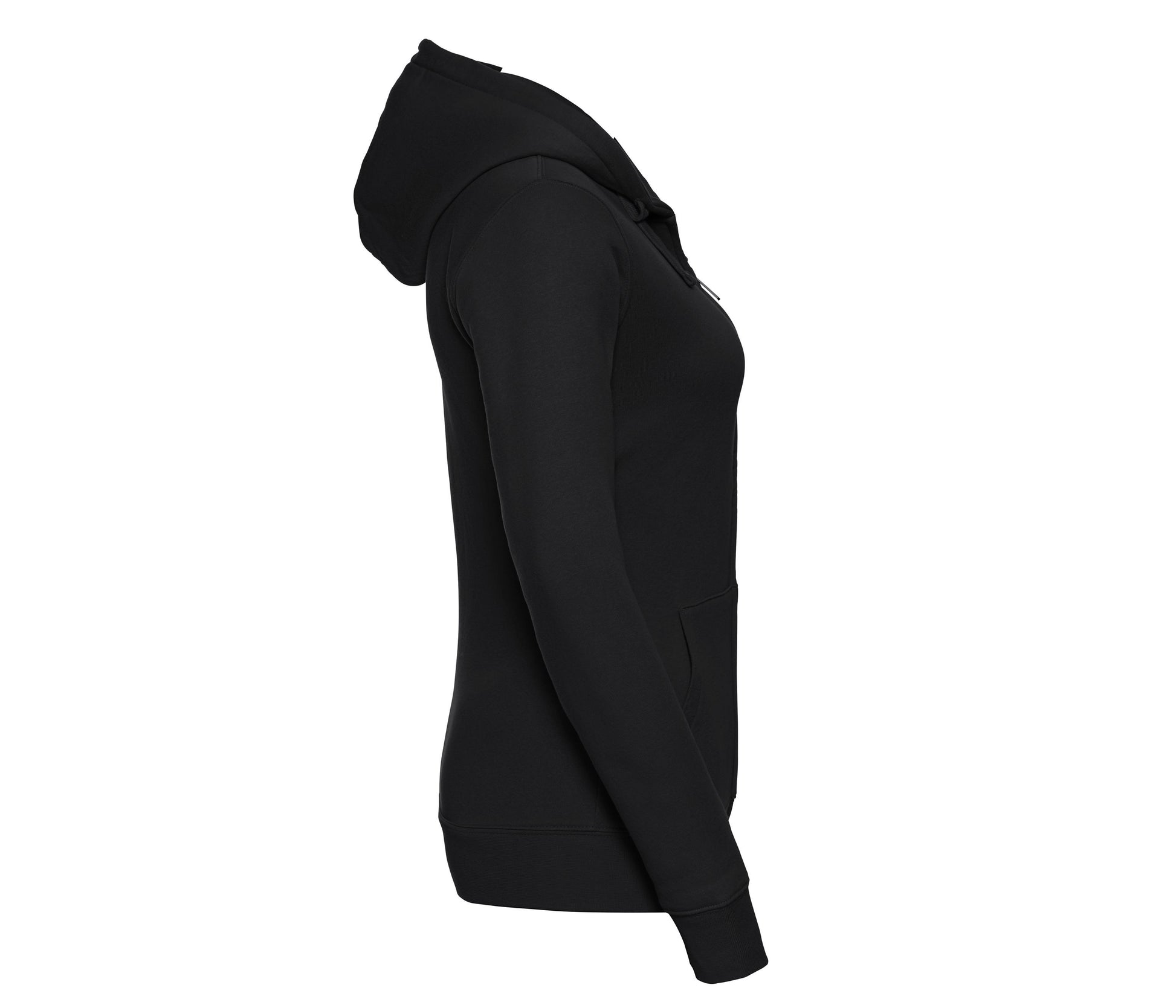 Sweat Zippé Femme Capuche - Black