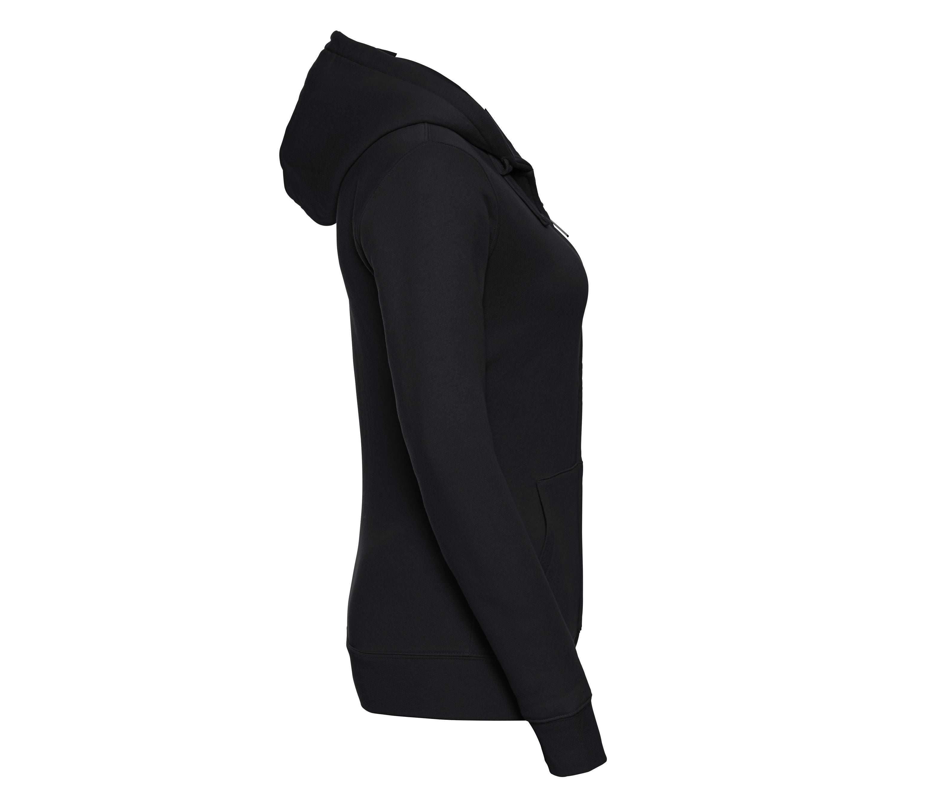 Sweat Zippé Femme Capuche - Black