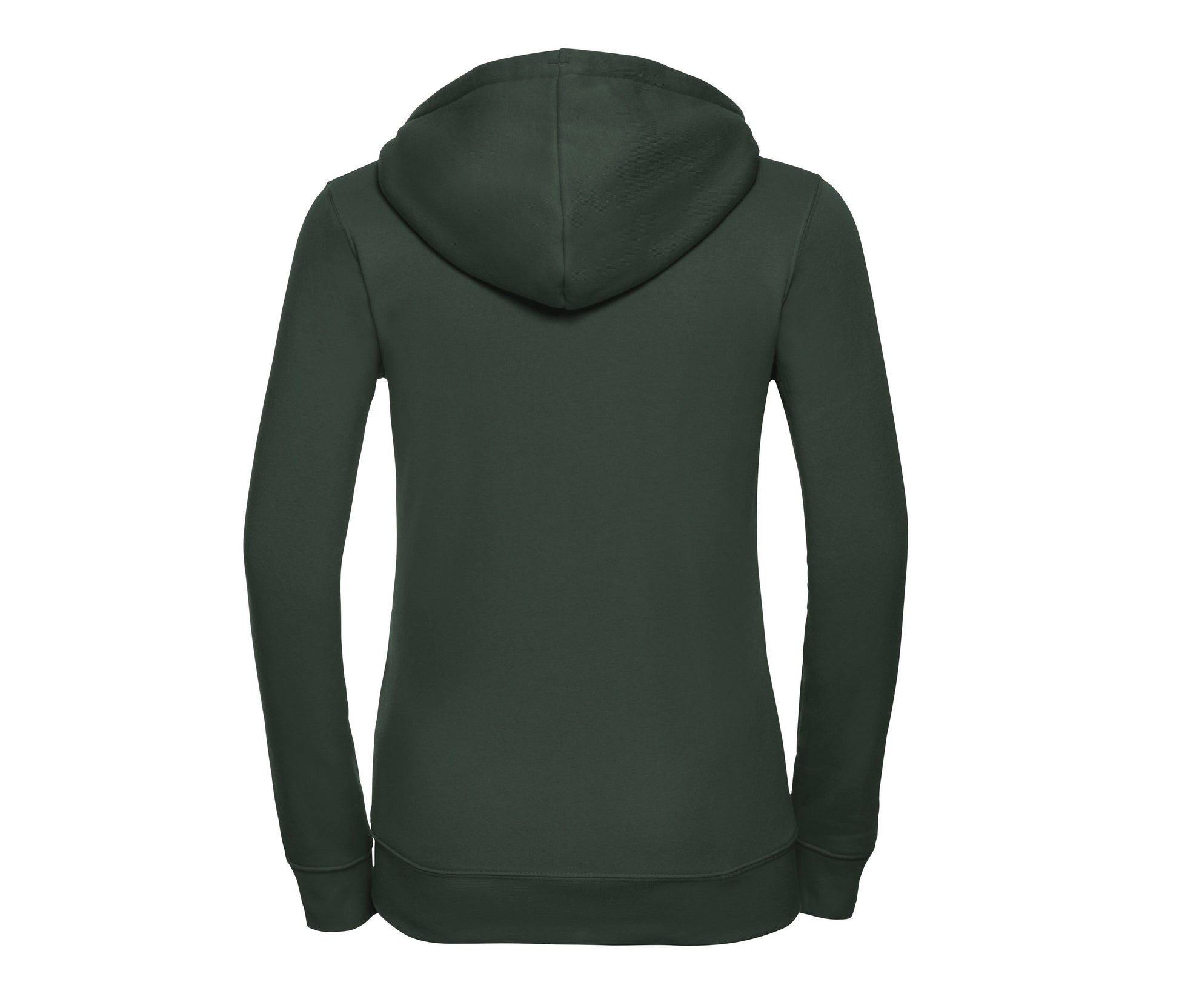 Sweat Zippé Femme Capuche - Bottle Green