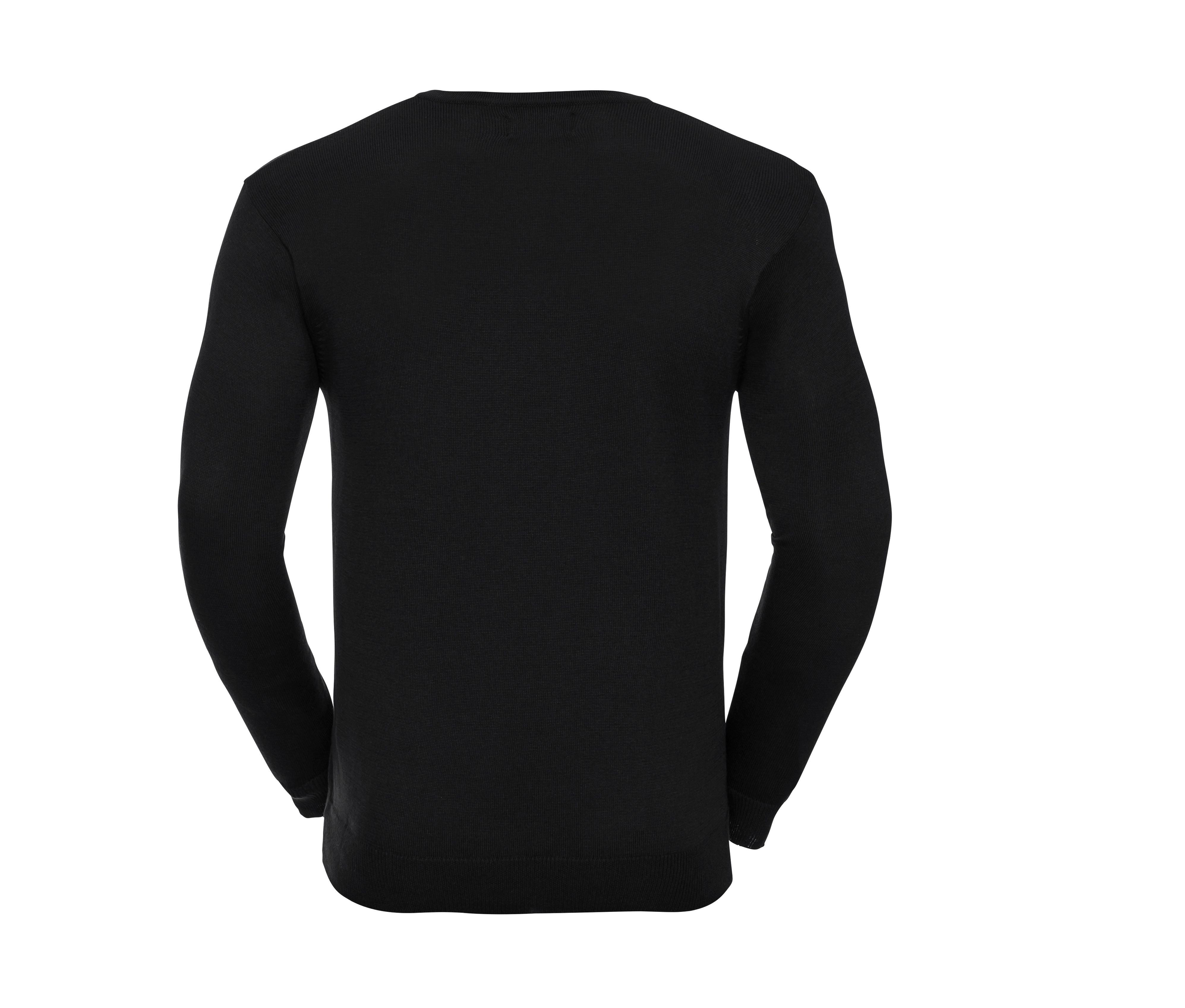 Pull Col V Homme - Black
