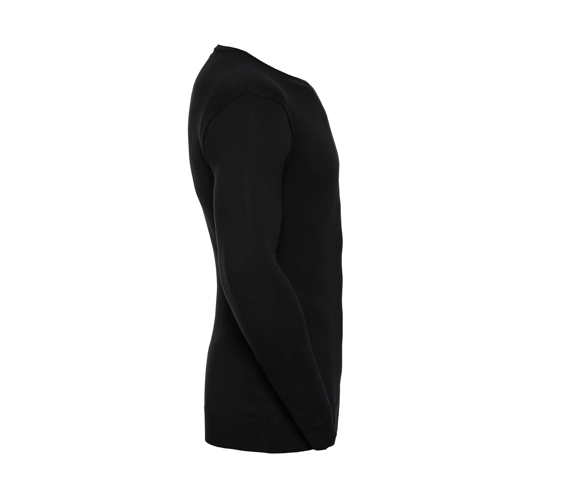 Pull Col V Homme - Black