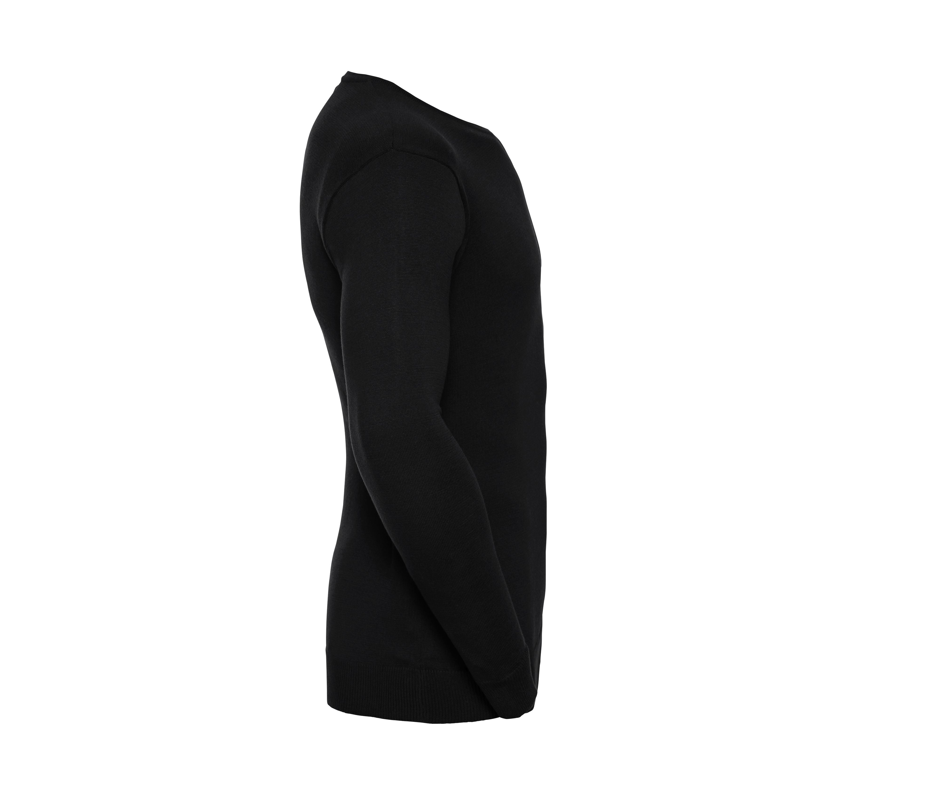 Pull Col V Homme - Black