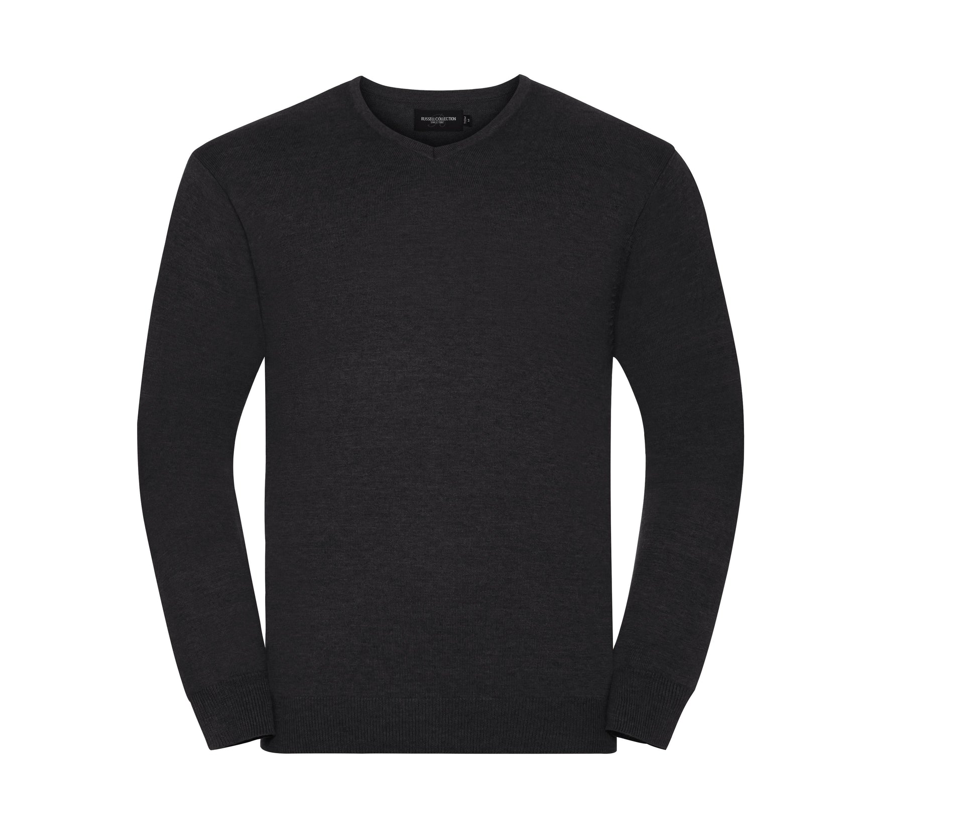 Pull Col V Homme - Charcoal Marl
