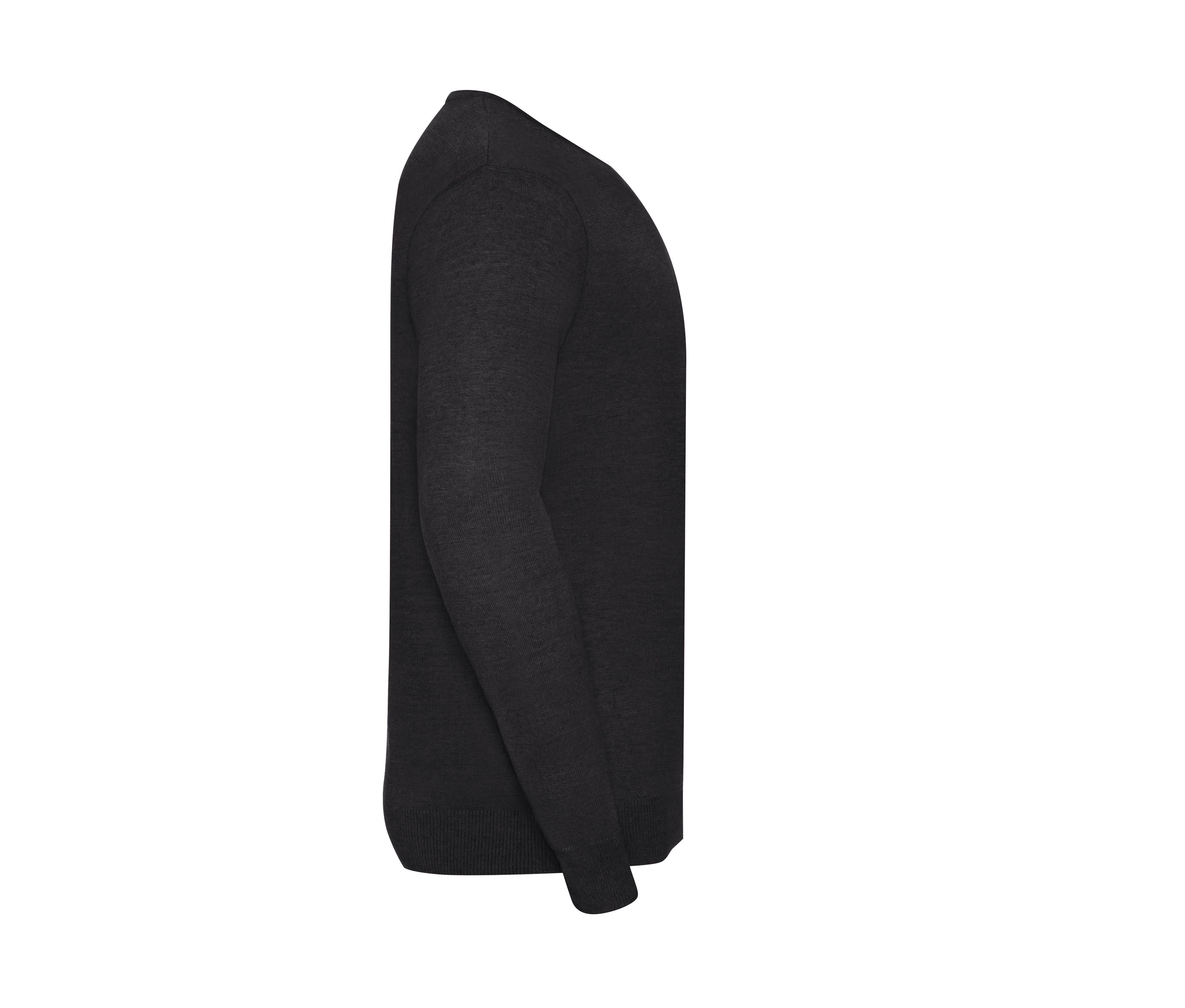 Pull Col V Homme - Charcoal Marl