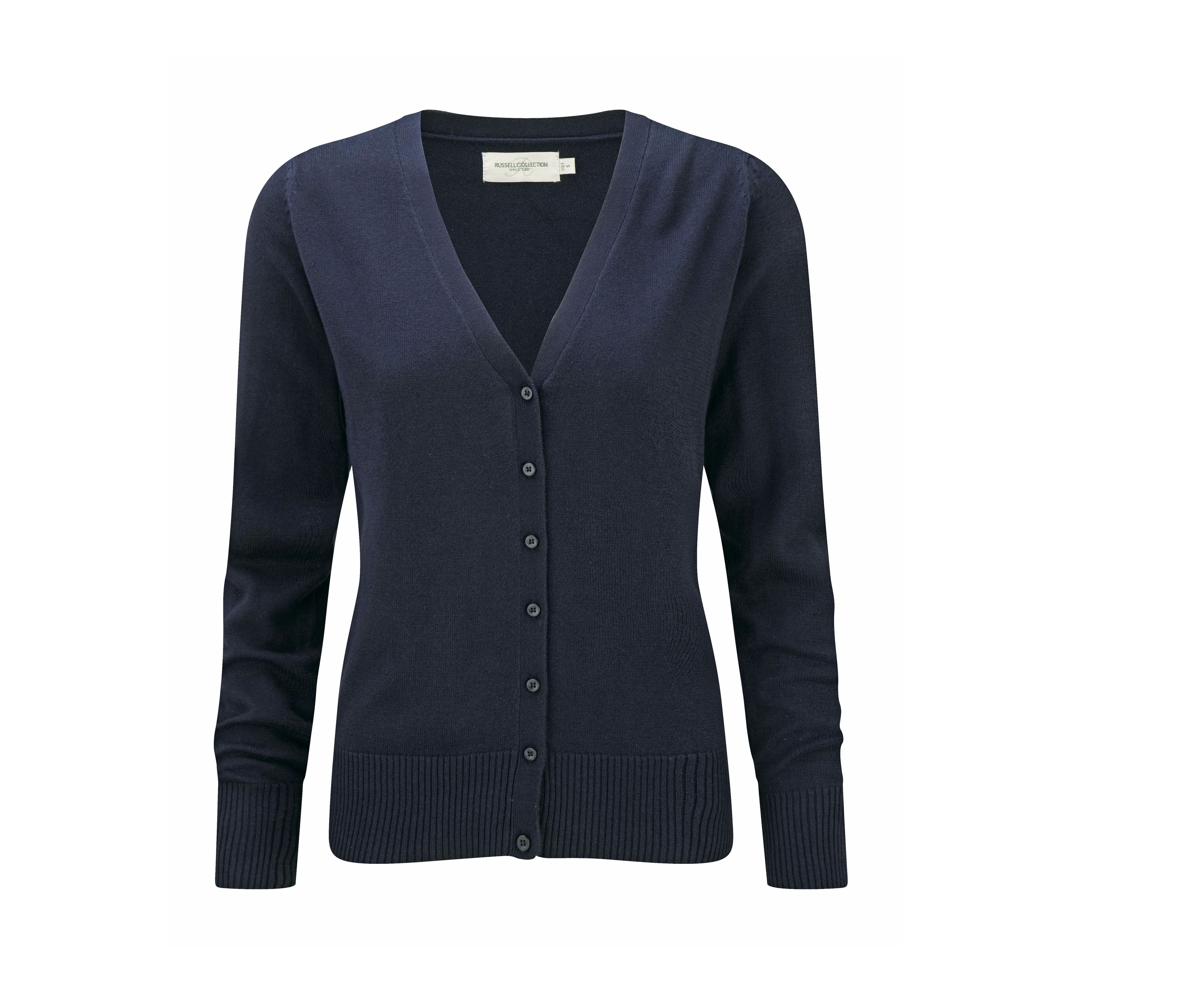 Cardigan Col V Femme - French Navy