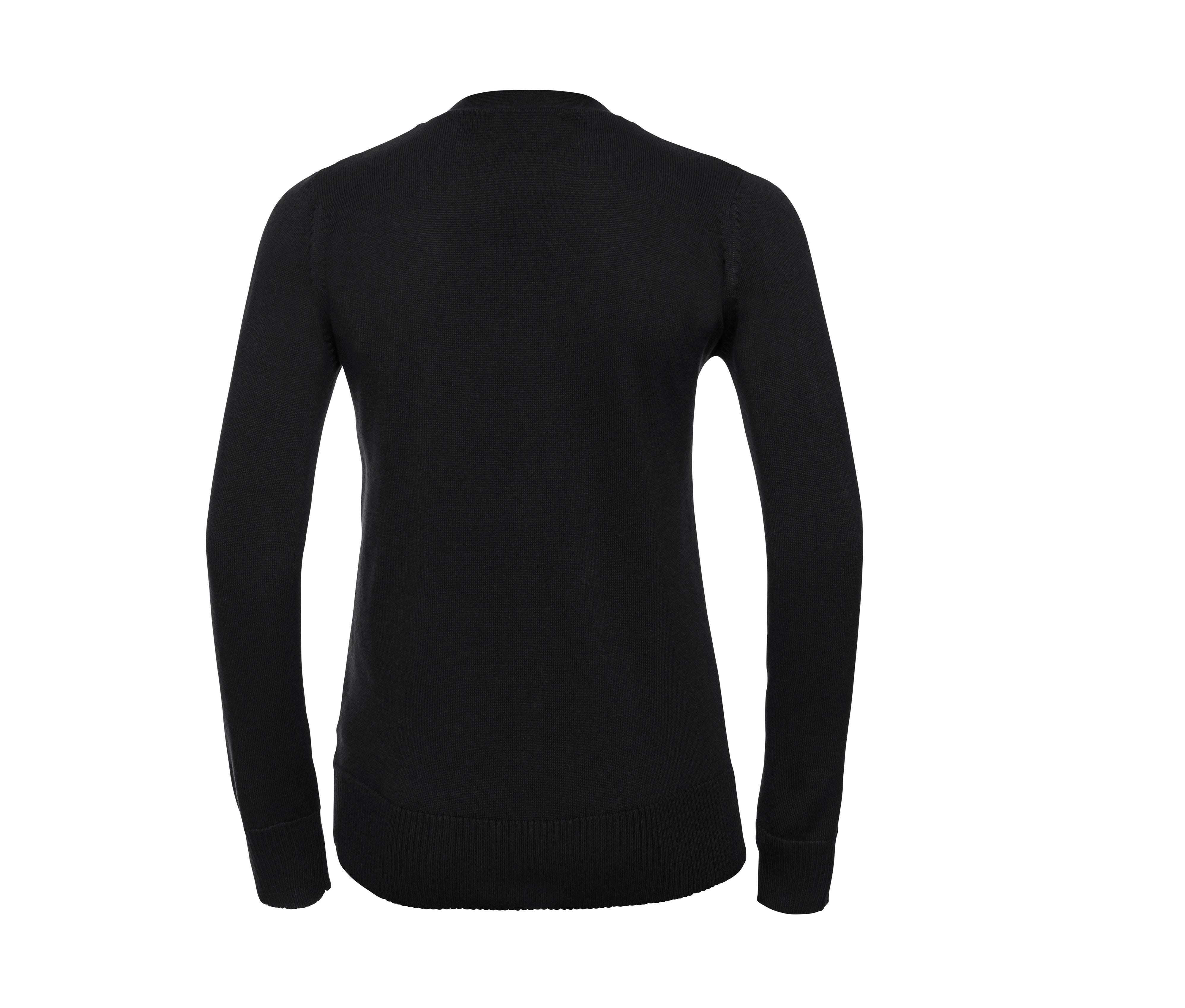Cardigan Col V Femme - Black