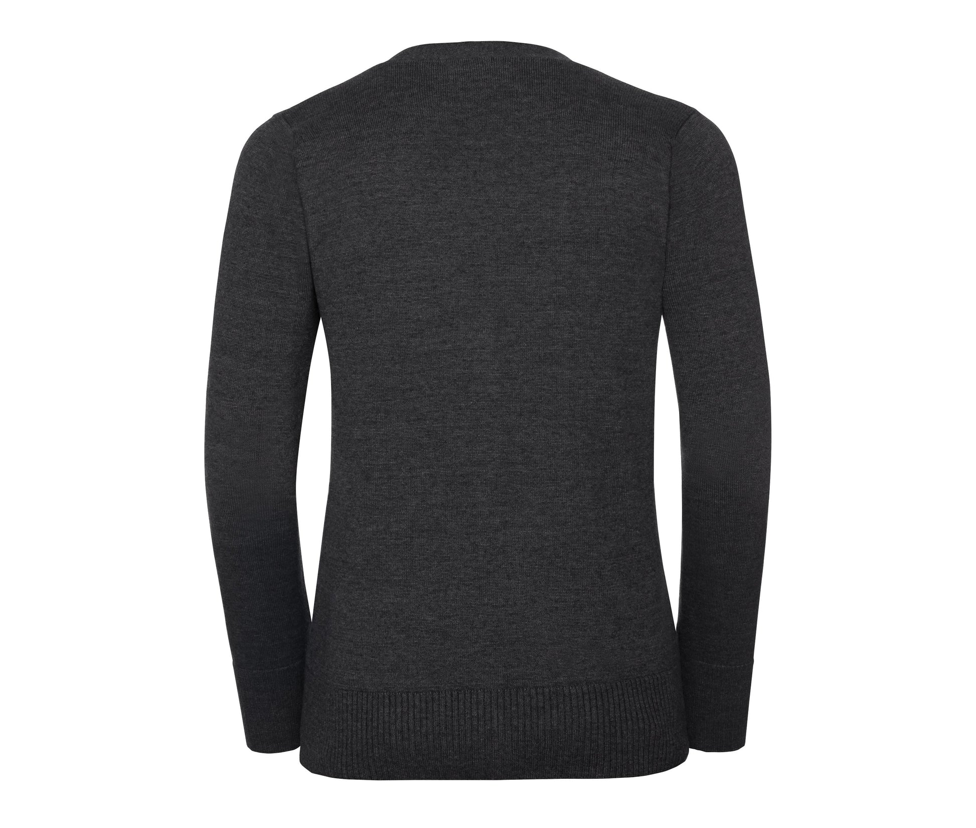 Cardigan Col V Femme - Charcoal Marl