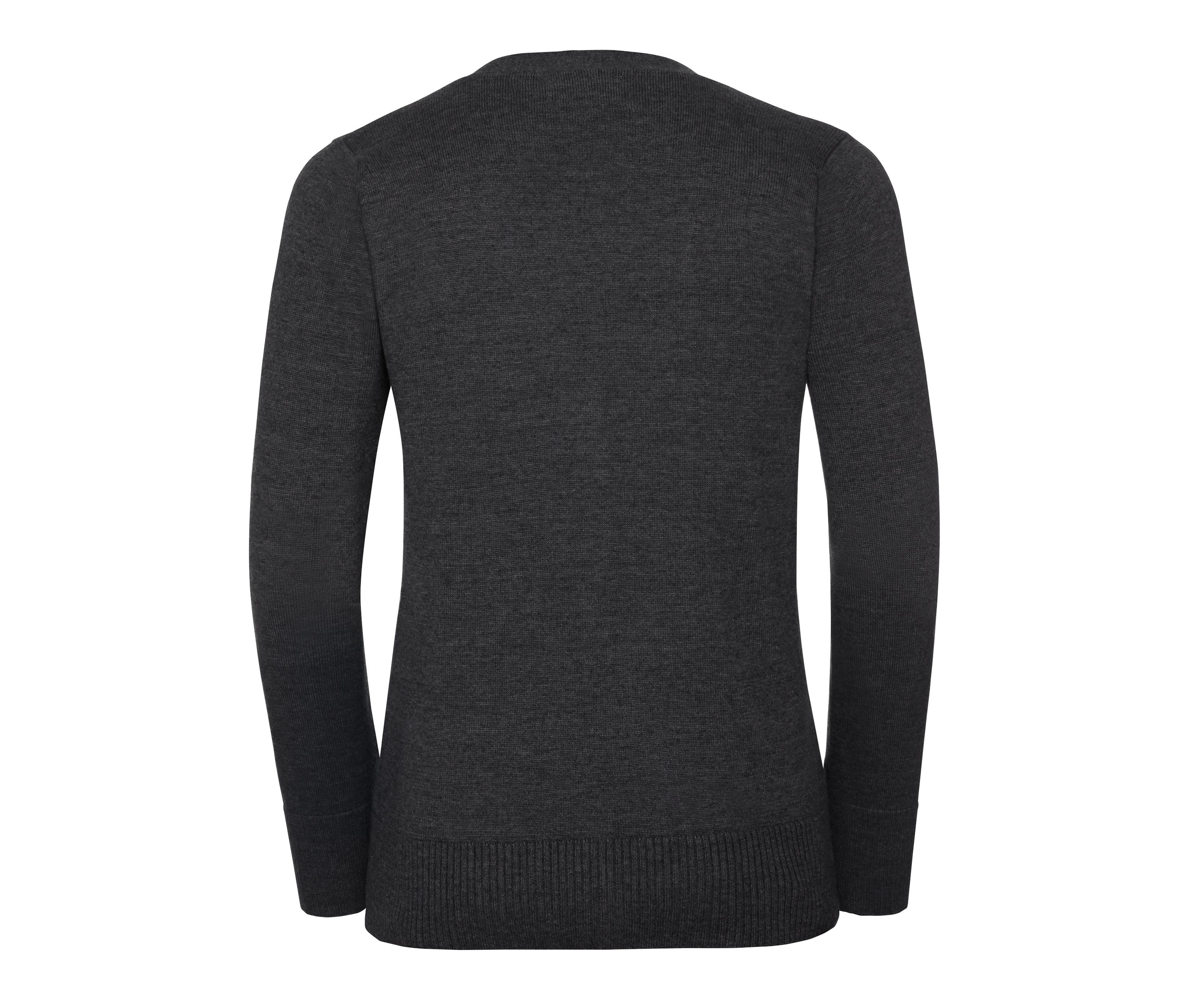 Cardigan Col V Femme - Charcoal Marl