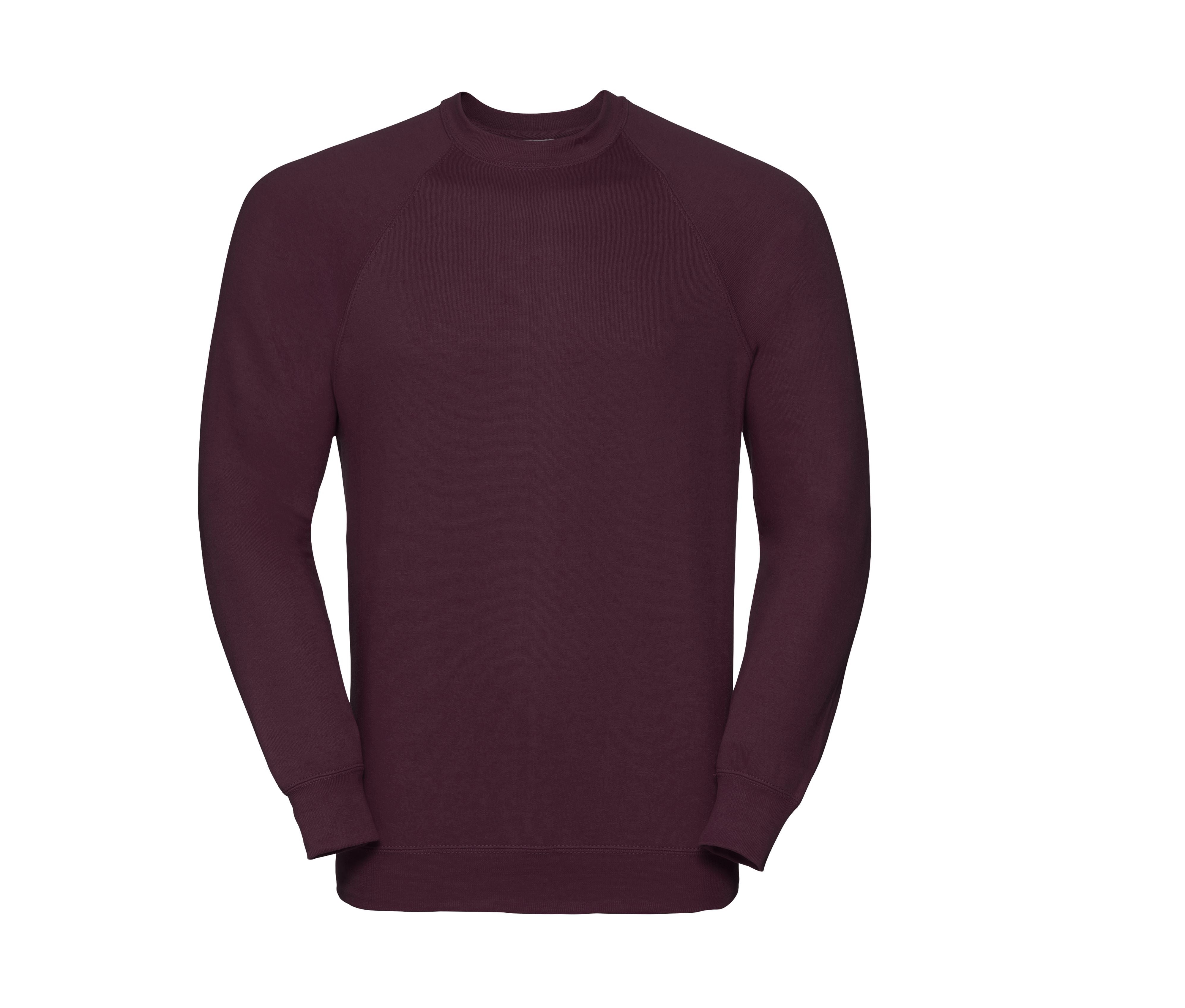 Sweat 50/50 Manches Raglan 300 - Burgundy
