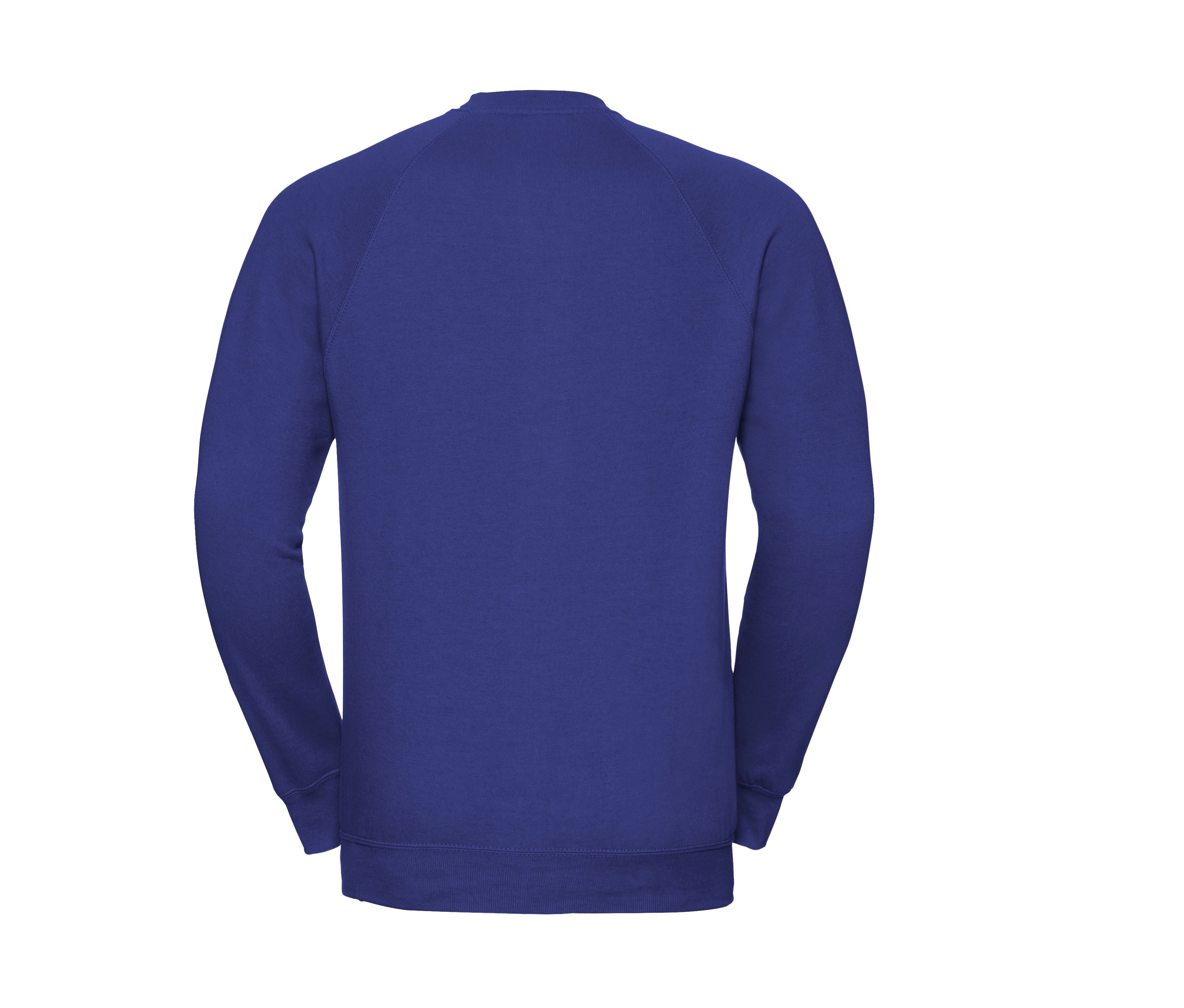 Sweat 50/50 Manches Raglan 300 - Bright Royal
