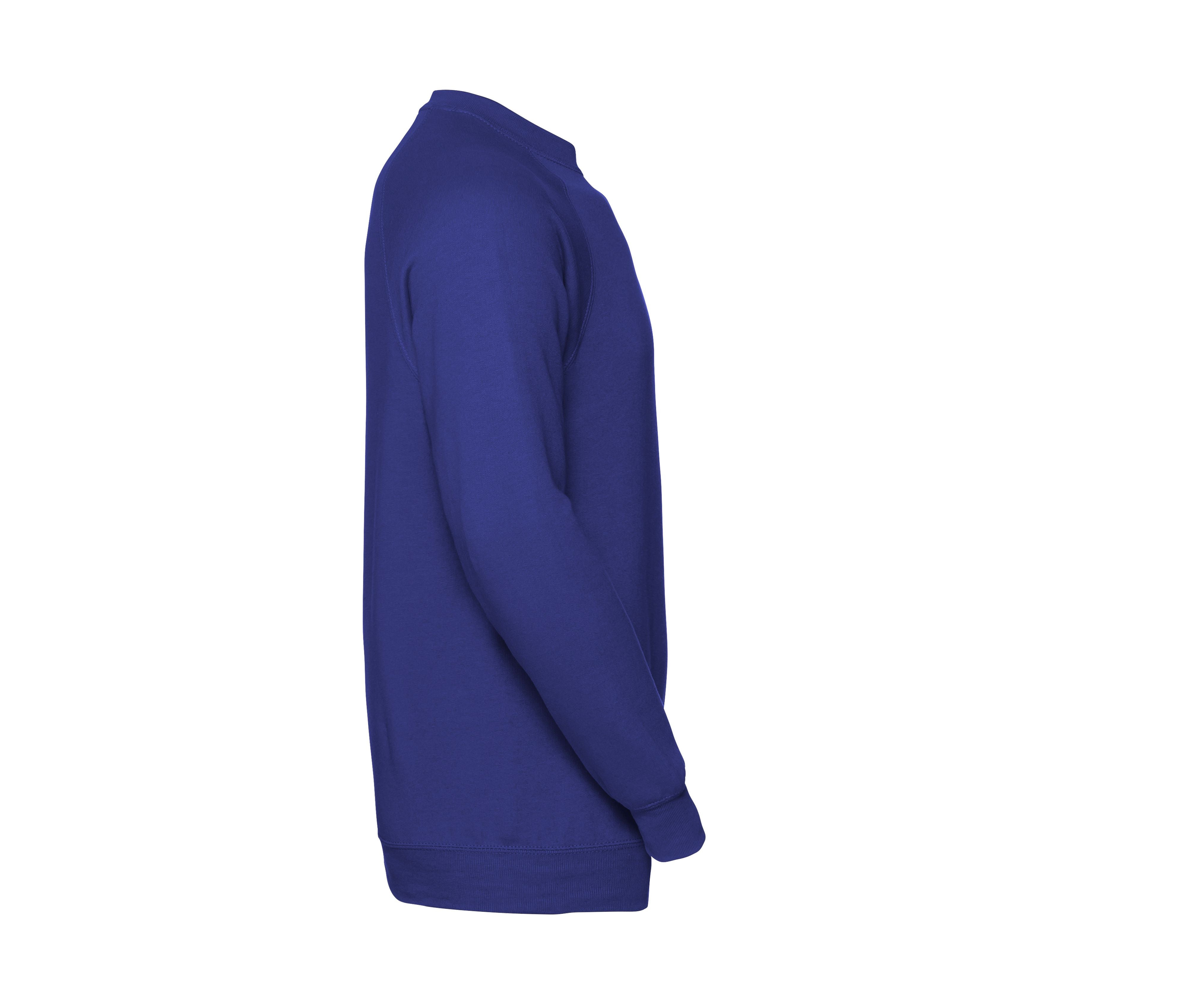 Sweat 50/50 Manches Raglan 300 - Bright Royal