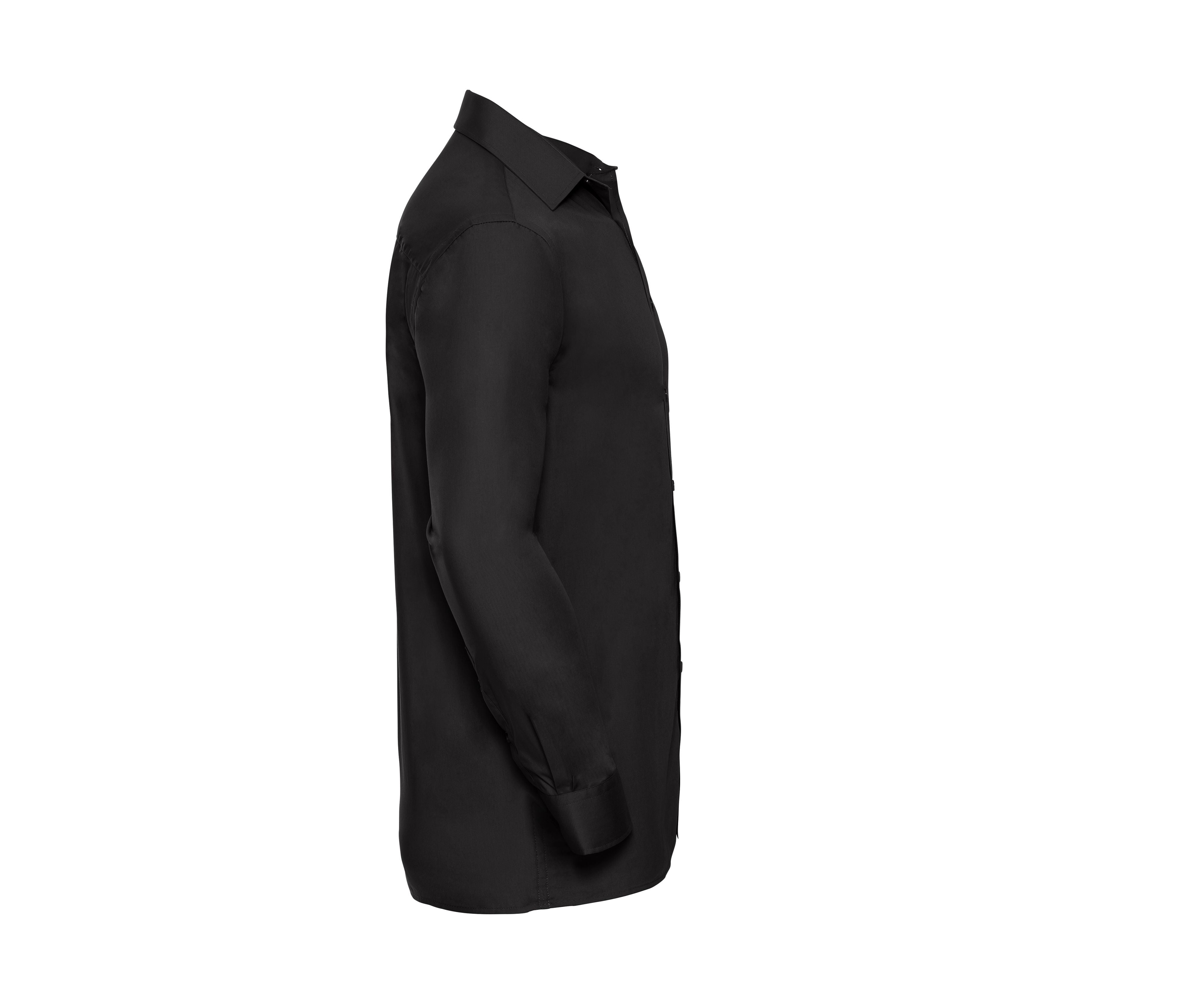 Chemise Homme Popeline Coton - Black
