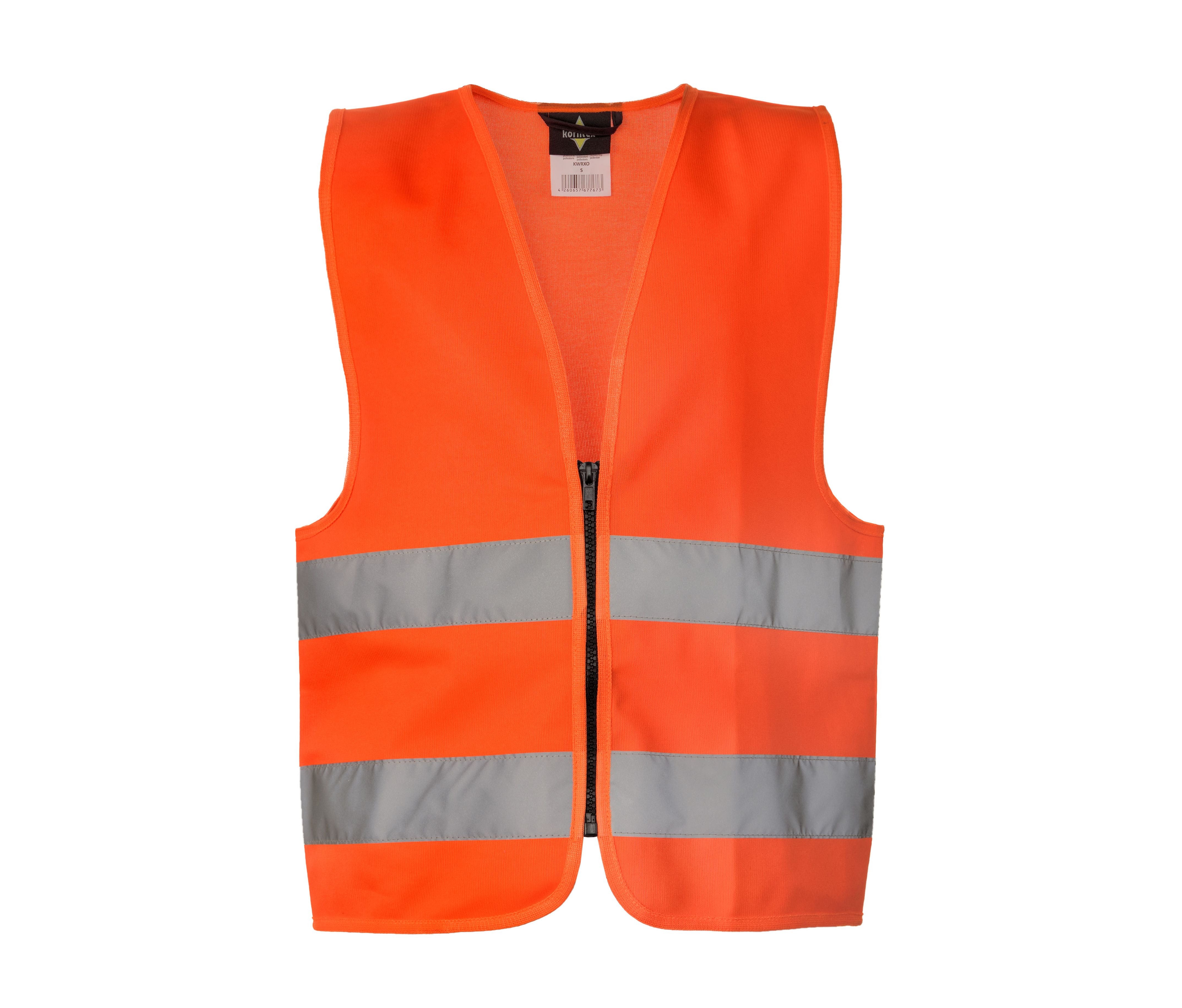 Gilet de Sécurité Pour Enfants Avec Fermeture Éclair - Orange
