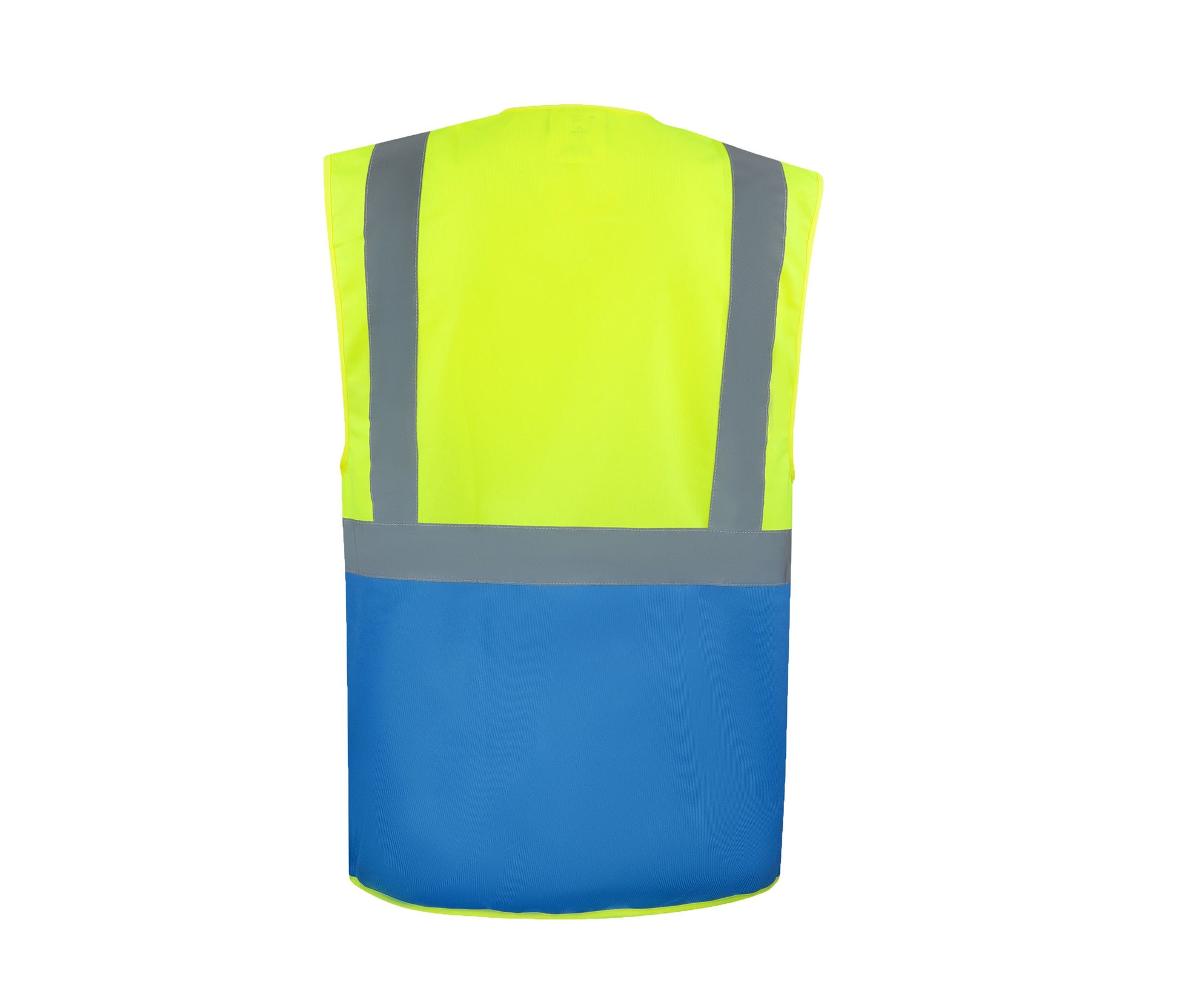 Gilet de Sécurité Multifonctionnel Avec Poches - Yellow / Blue