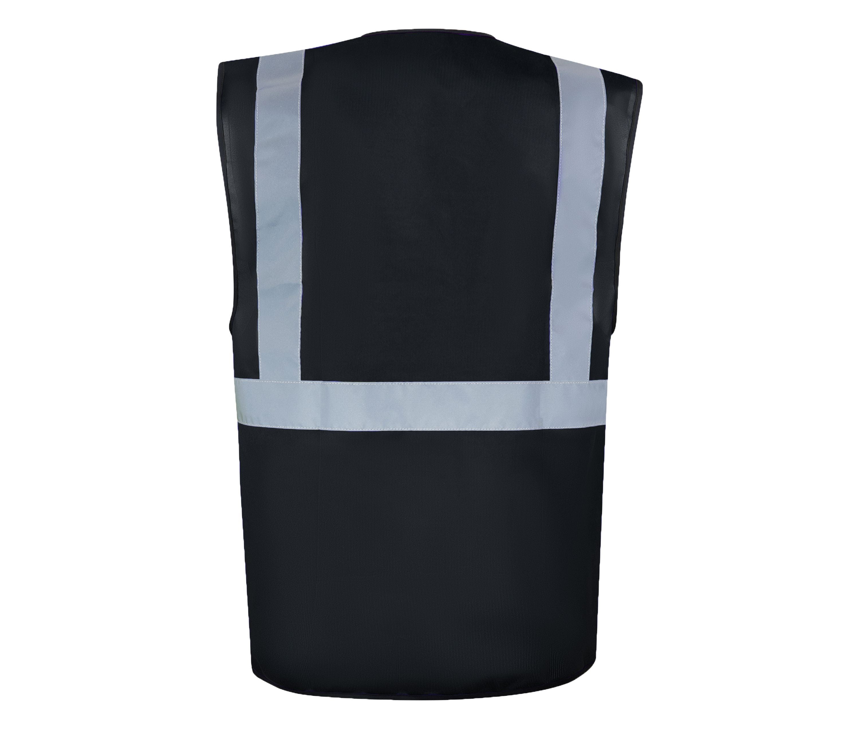 Gilet de Sécurité Multifonctionnel Avec Poches - Black
