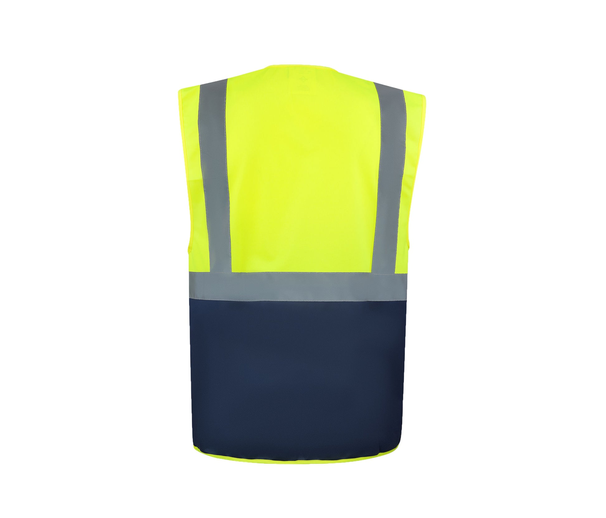 Gilet de Sécurité Multifonctionnel Avec Poches - Yellow / Navy