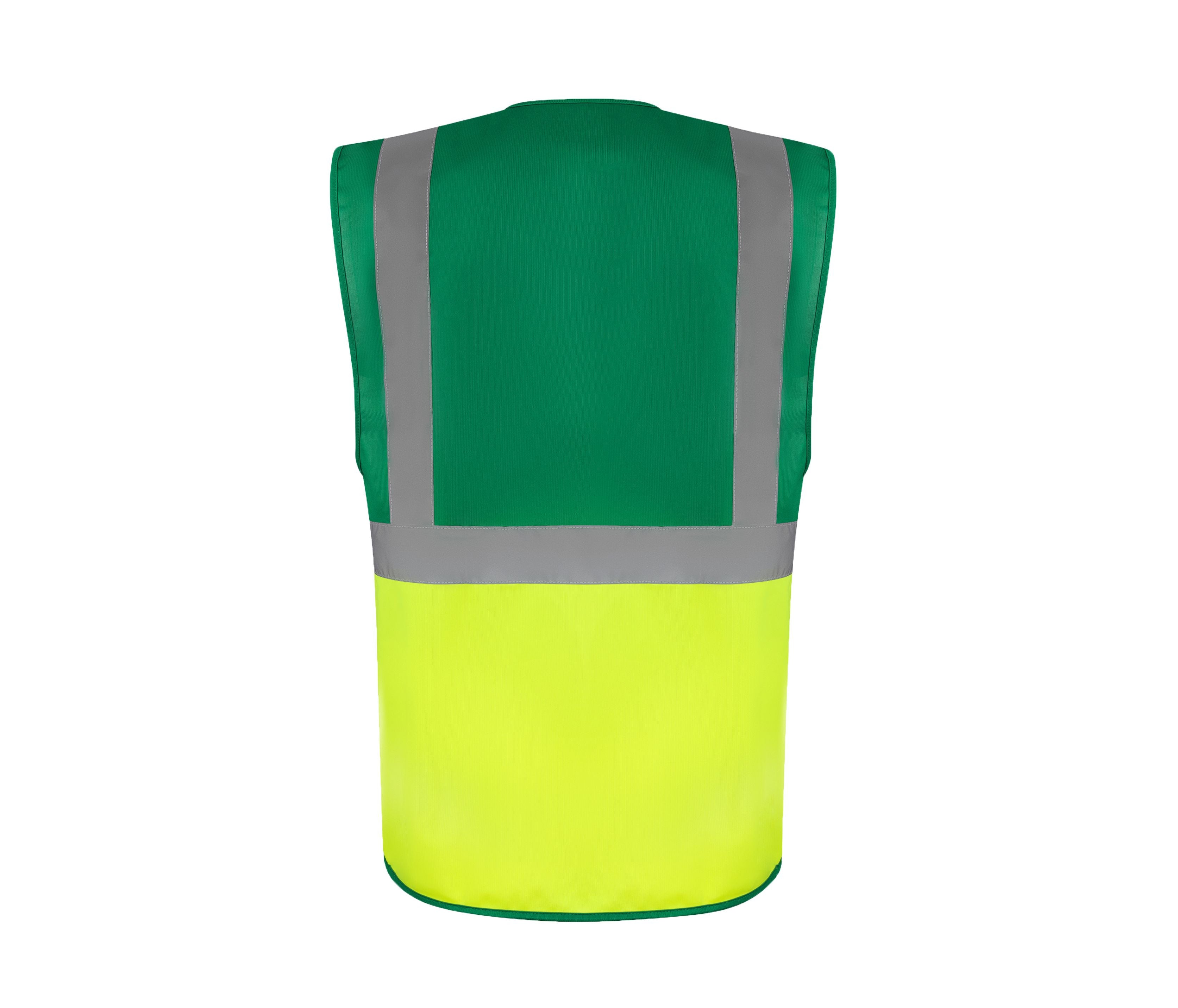 Gilet de Sécurité Multifonctionnel Avec Poches - Paramedic Green / Yellow
