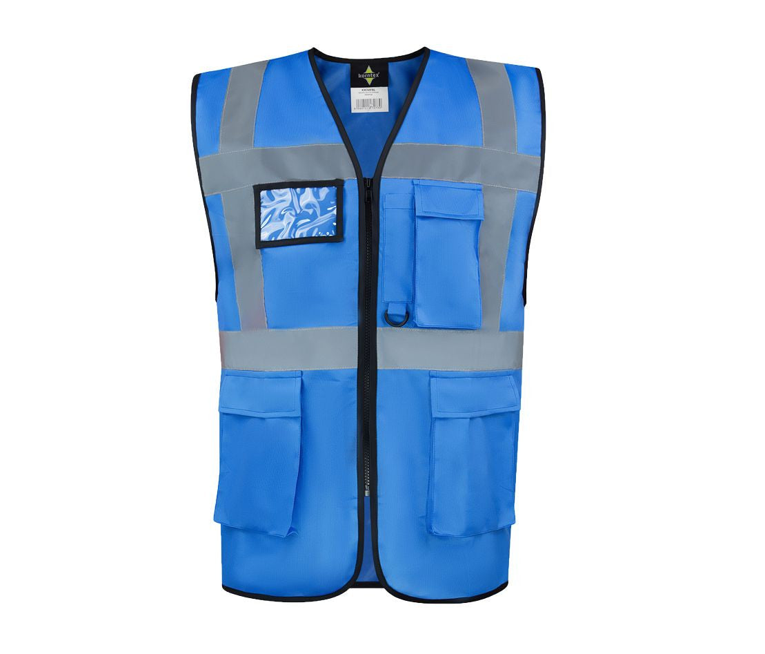 Gilet de Sécurité Multifonctionnel Avec Poches - Sky Blue