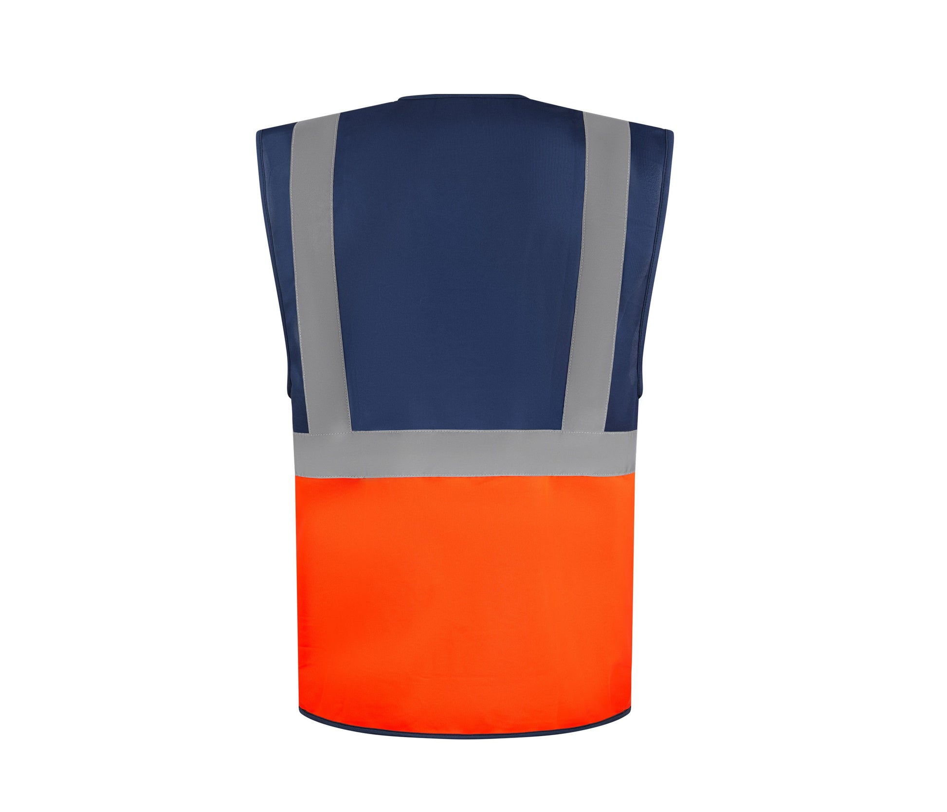 Gilet de Sécurité Multifonctionnel Avec Poches - Navy / Hi-Vis Orange