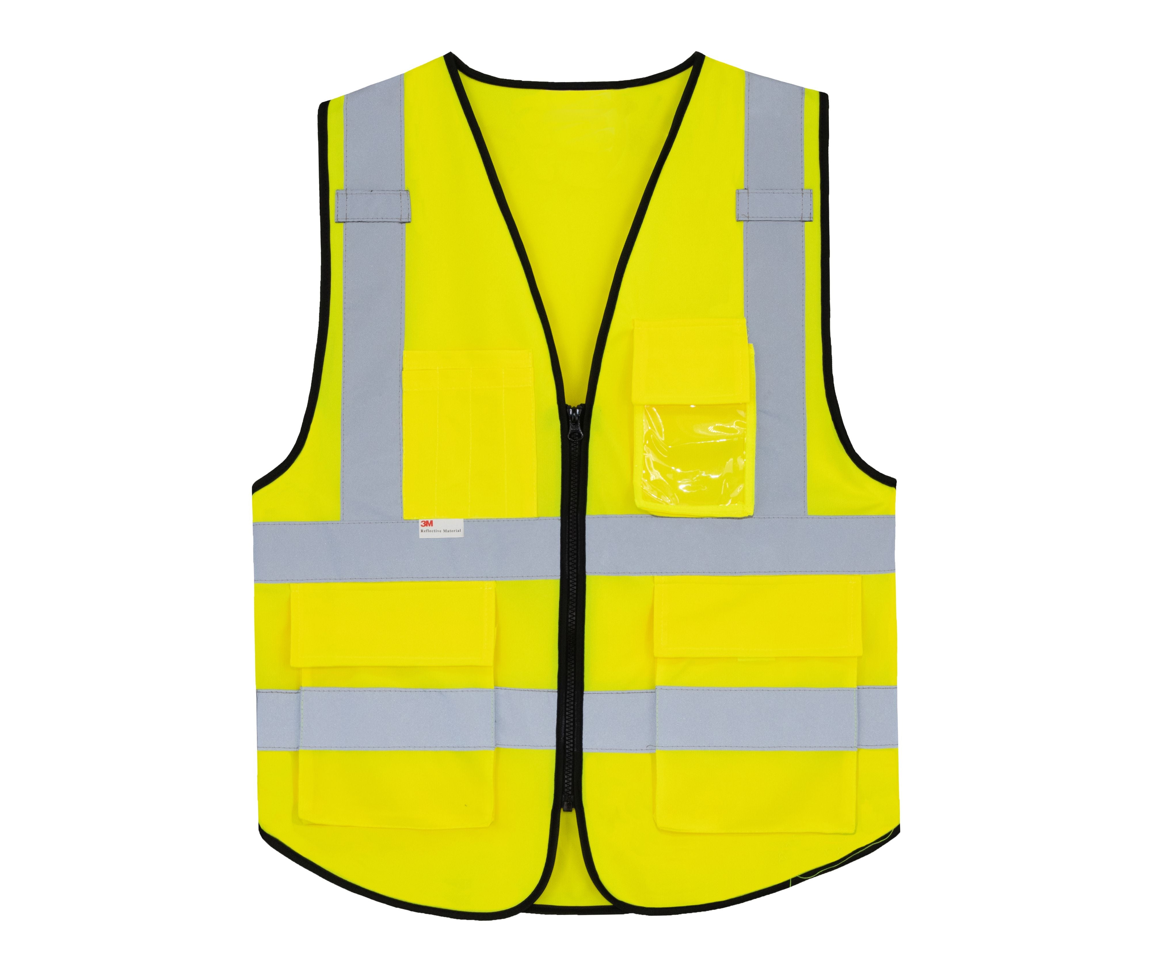 Gilet de Sécurité Zippé - Yellow