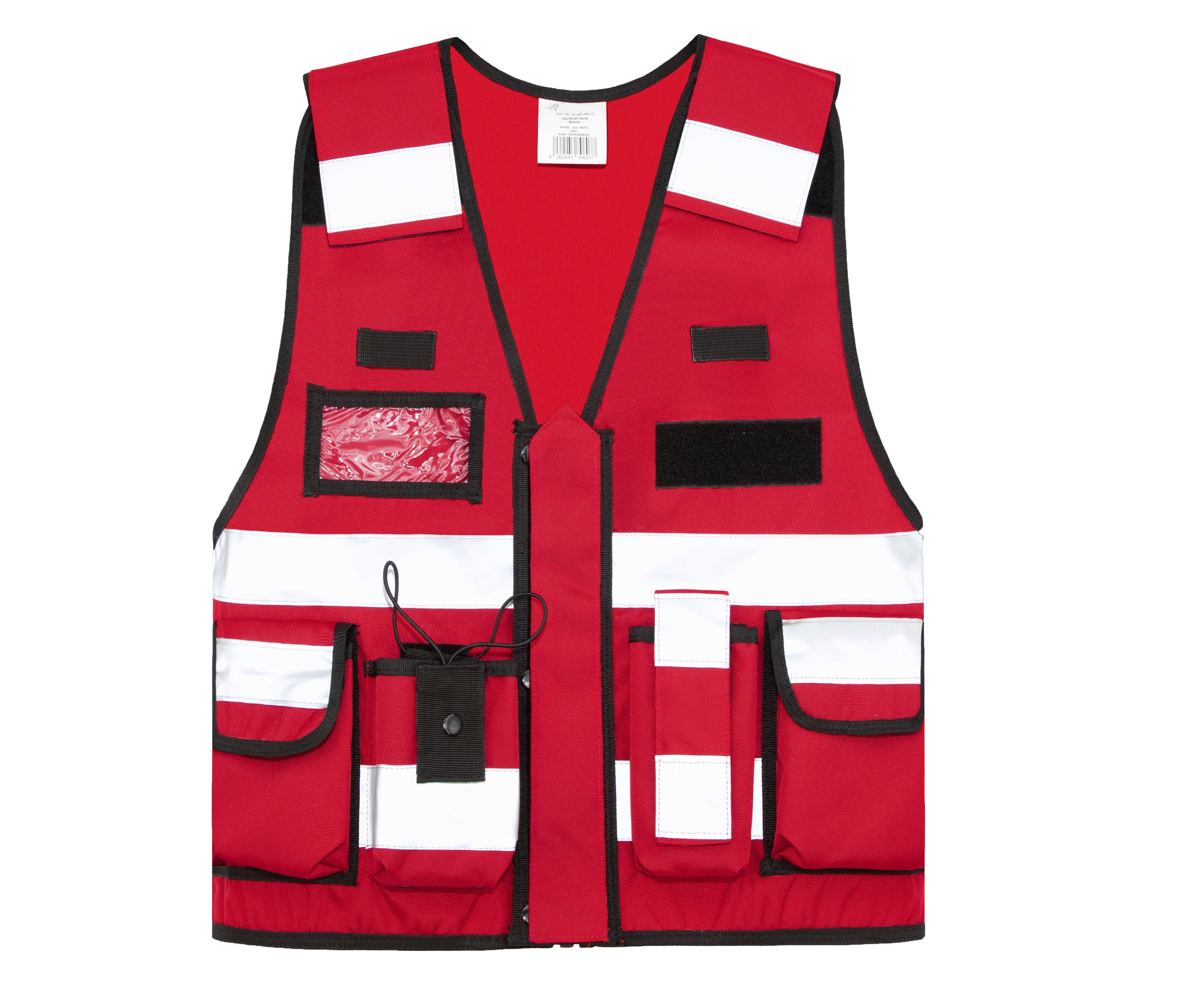 Gilet Avec Visibilité Augmentée - Red