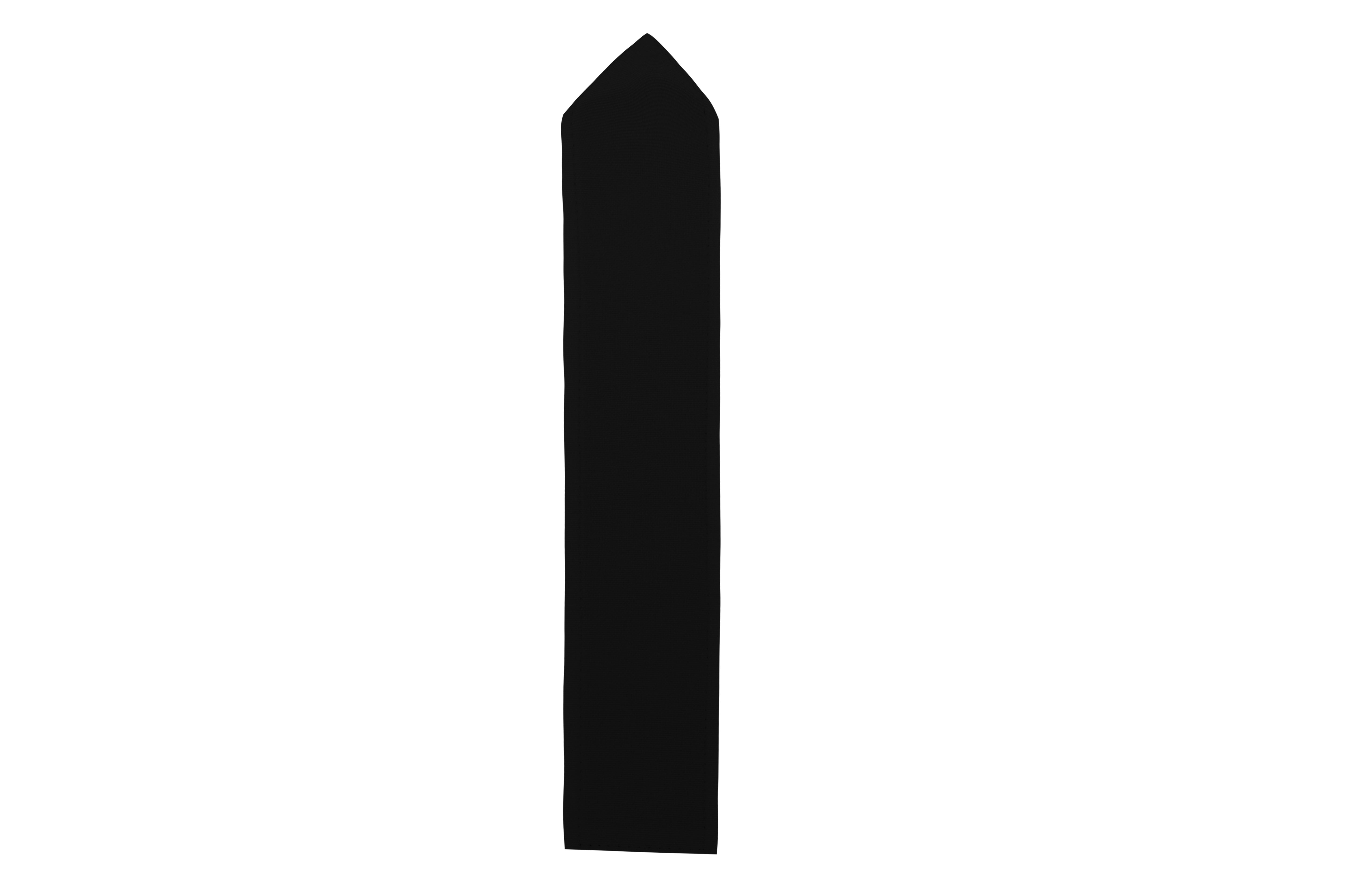 Empiècement Zippé - Black