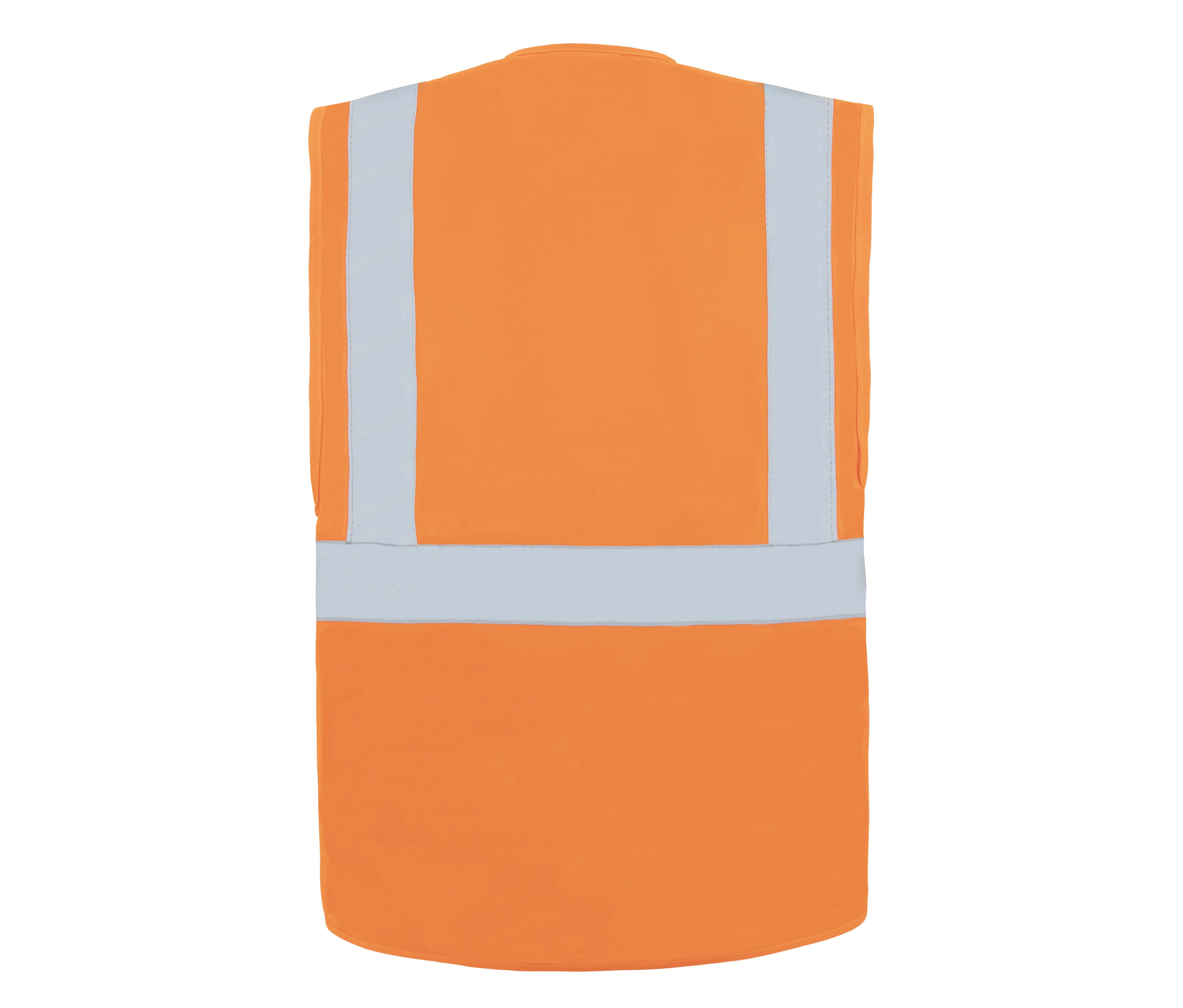 Gilet de Sécurité Multifonctionnel Avec Poches - Hi Vis Orange