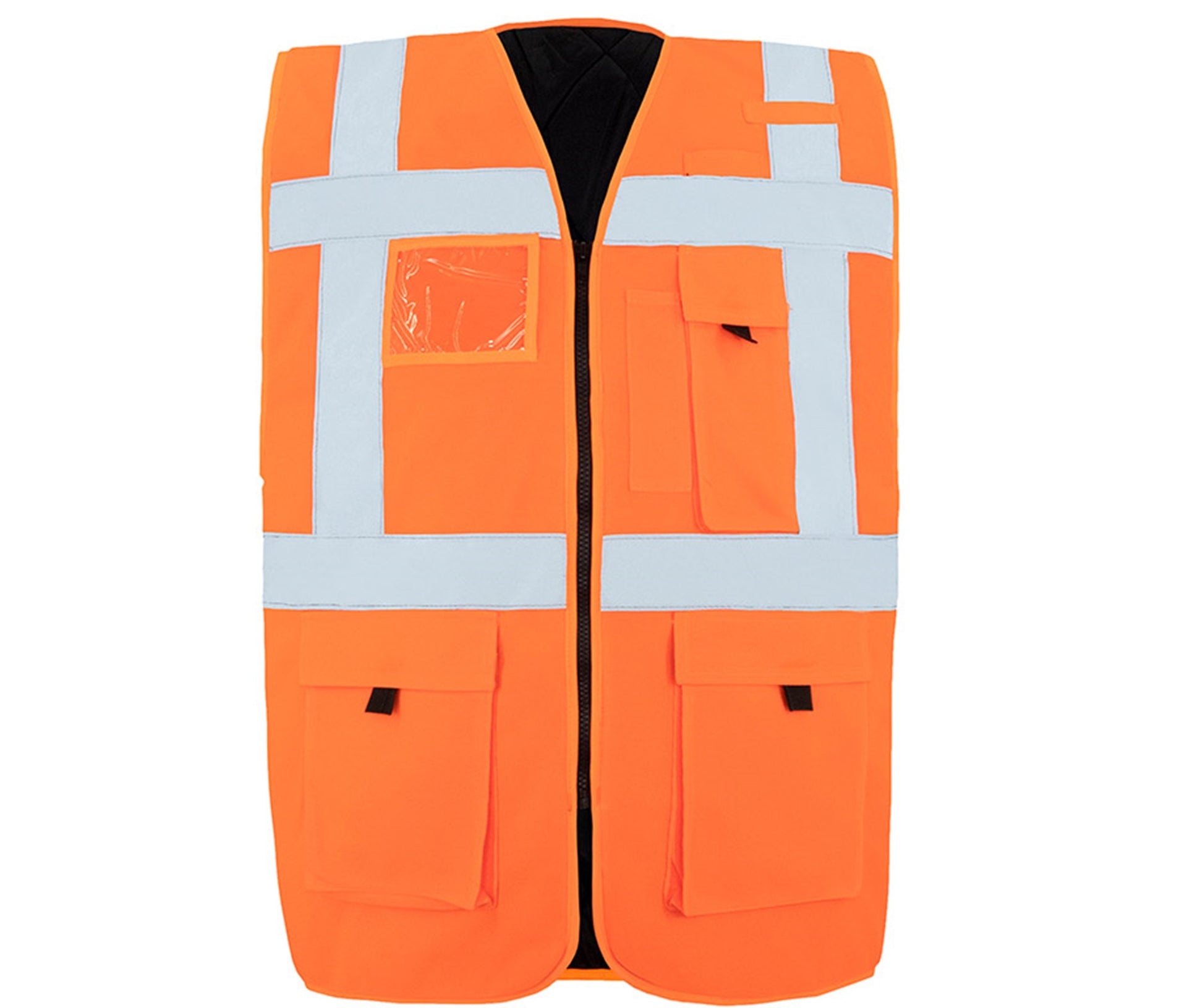 Gilet de Sécurité Multifonctionnel Avec Poches - Hi Vis Orange