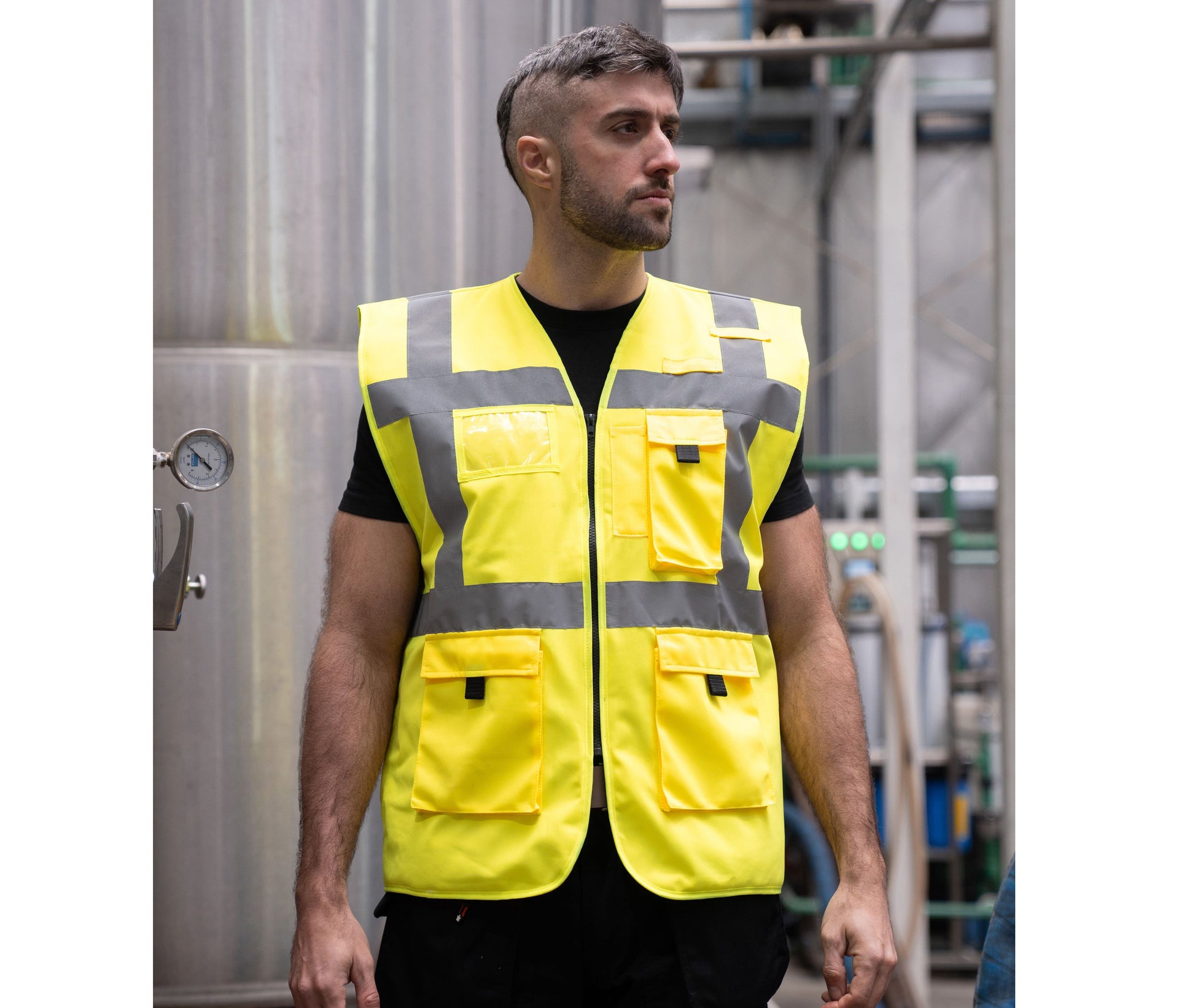 Gilet de sécurité multifonctionnel avec poches