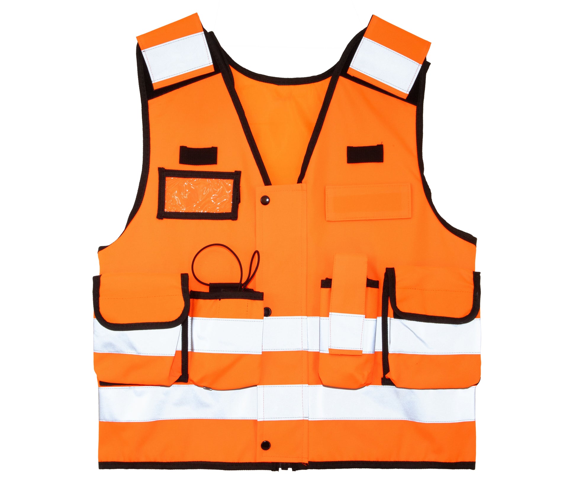 Gilet Tactique Visibilité Augmentée - Hi-Vis Orange
