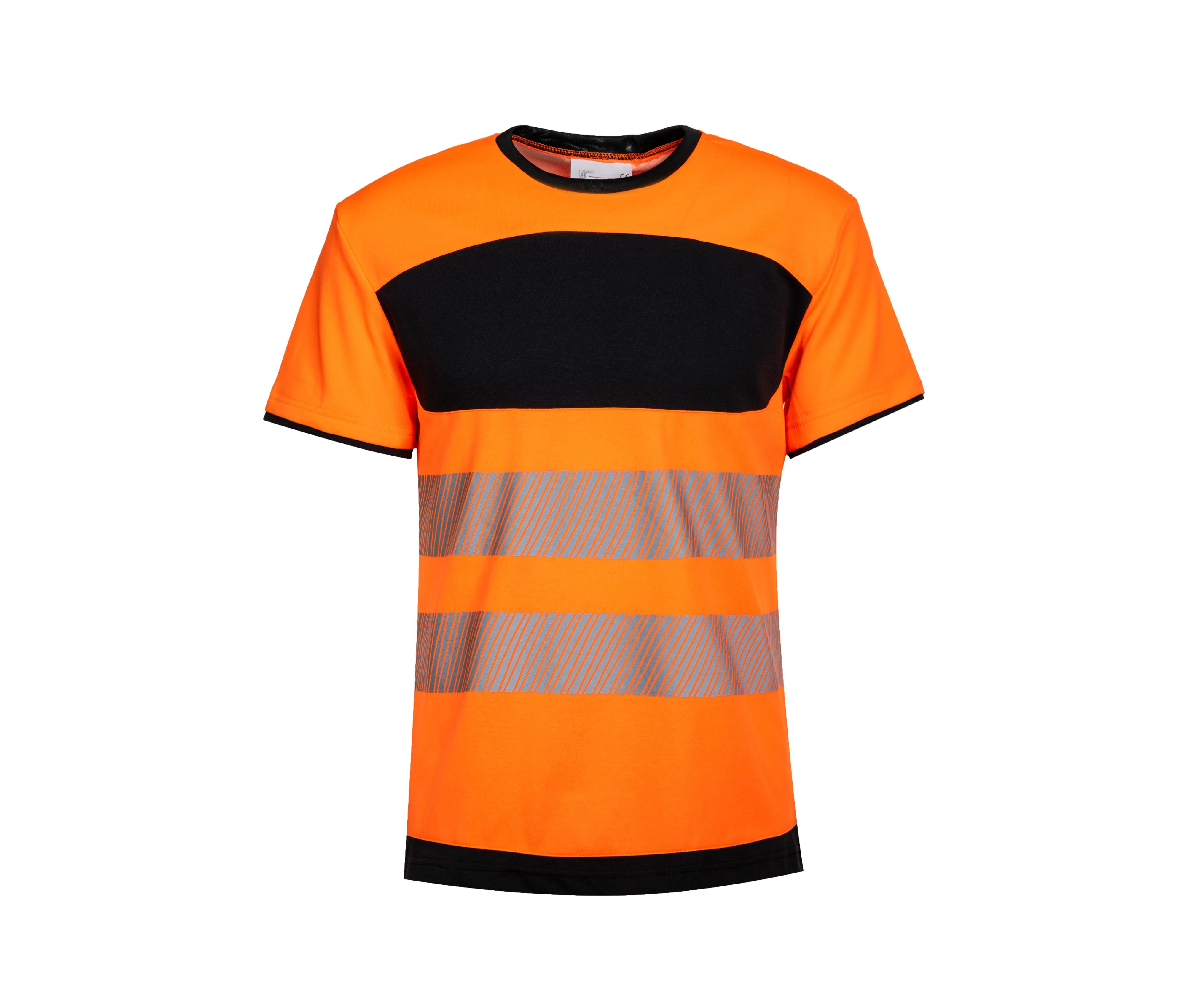 Tee-Shirt Haute Visibilité - Orange / Black