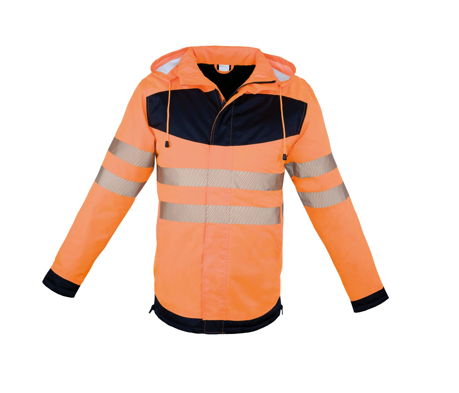 Parka Haute Visibilité - Orange / Black
