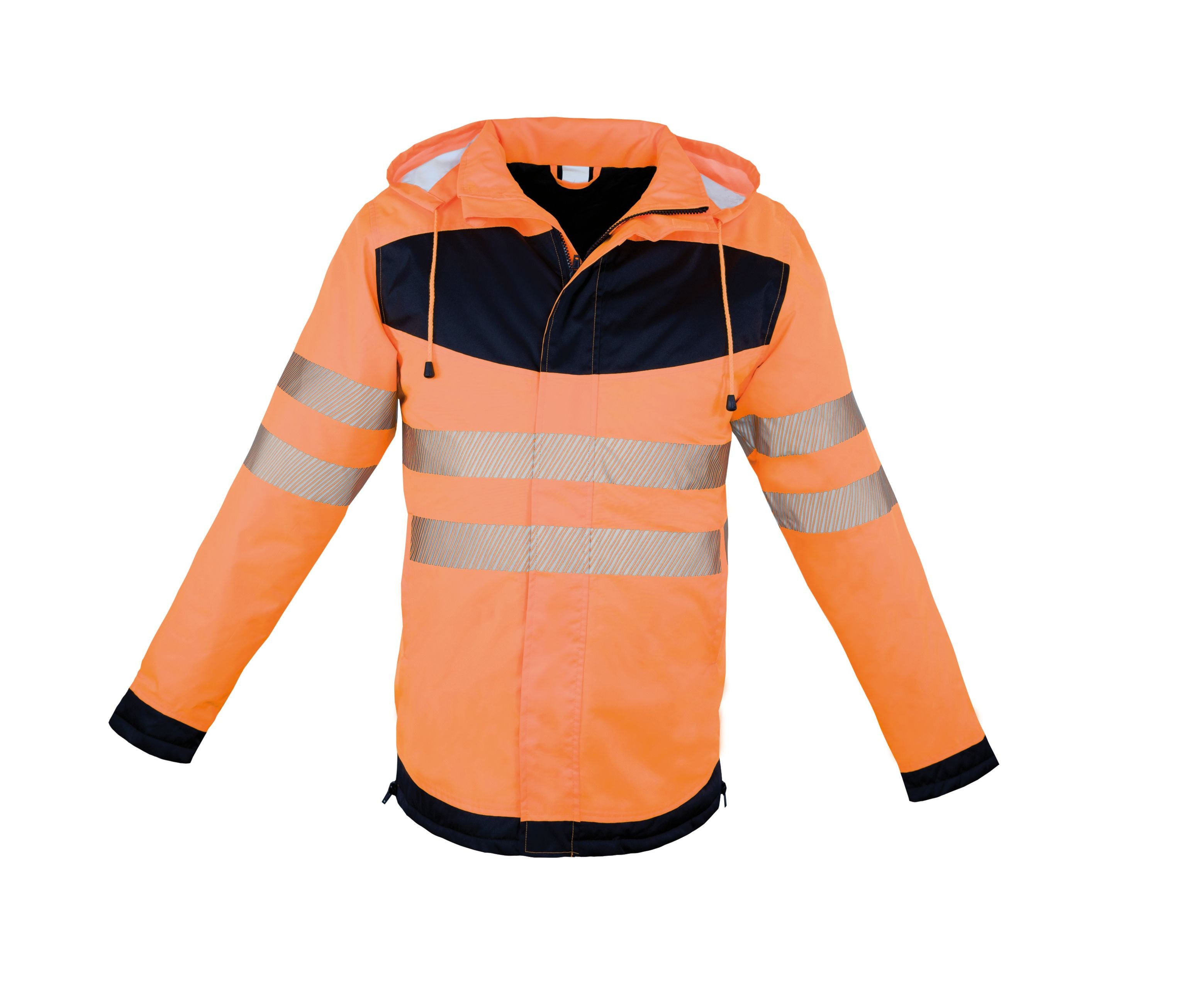 Parka Haute Visibilité - Orange / Black