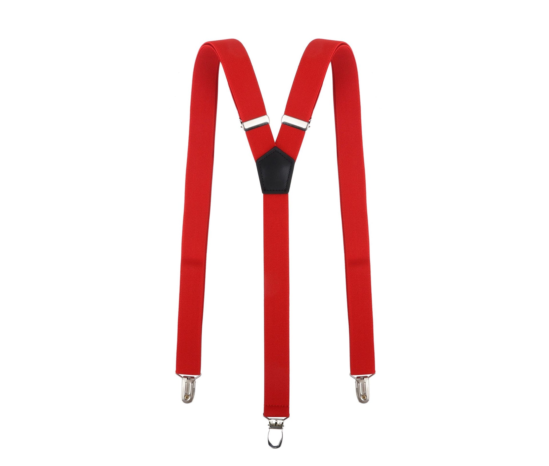 Bretelles Classiques et de Couleur Unie - Red