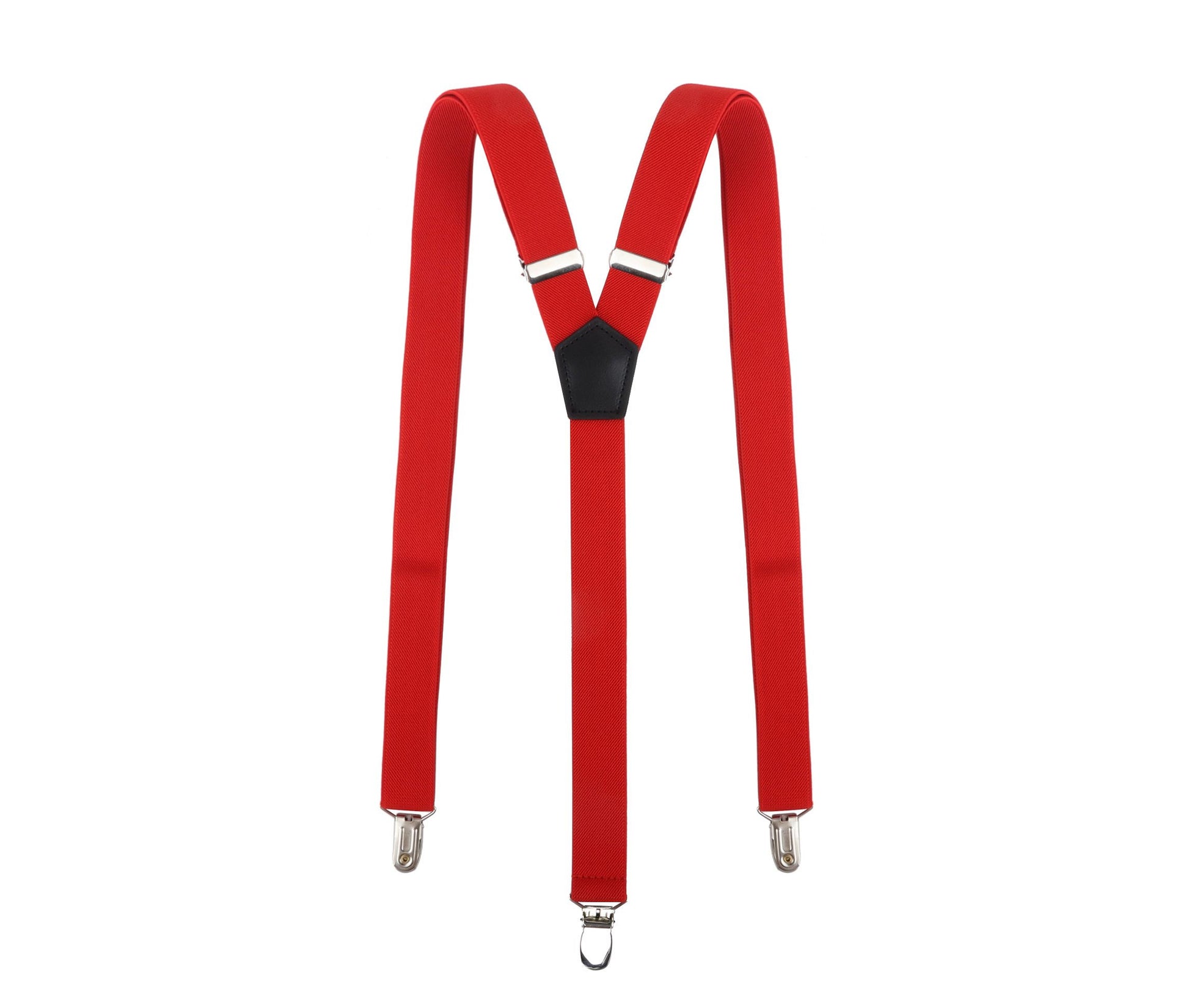 Bretelles Classiques et de Couleur Unie - Red