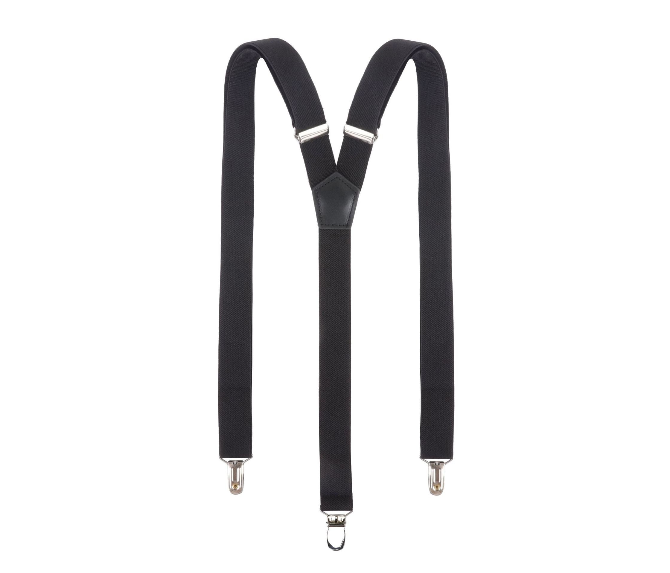 Bretelles Classiques et de Couleur Unie - Black