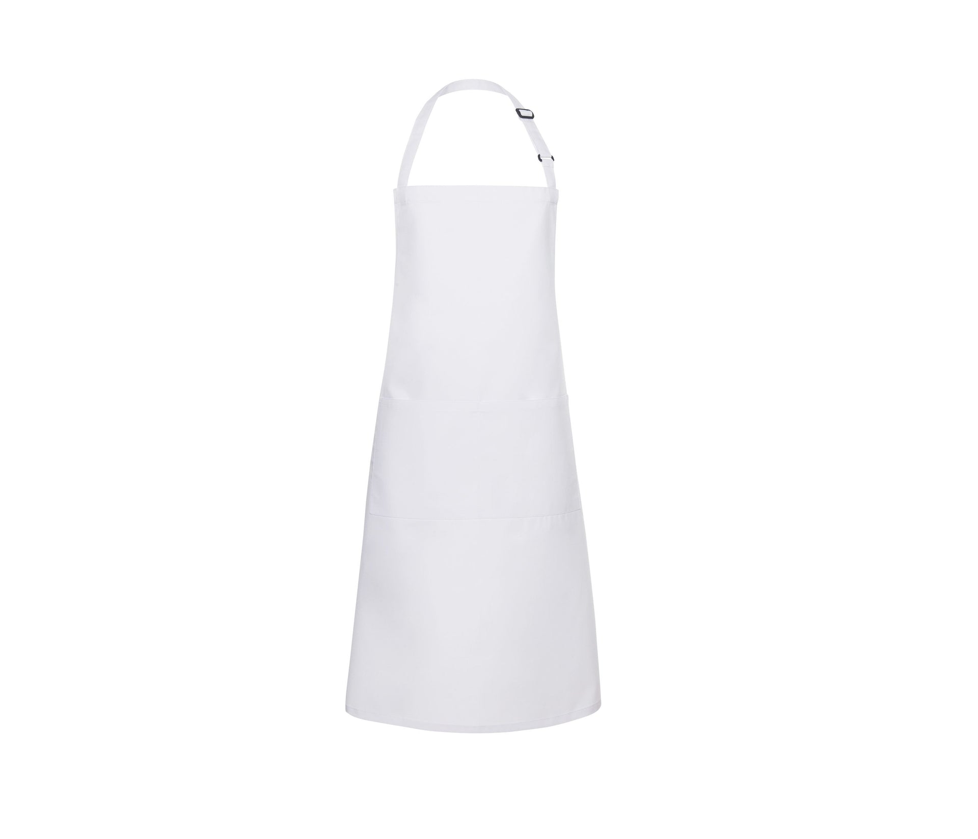 Tablier à Bavette Avec Boucle et Poche - White