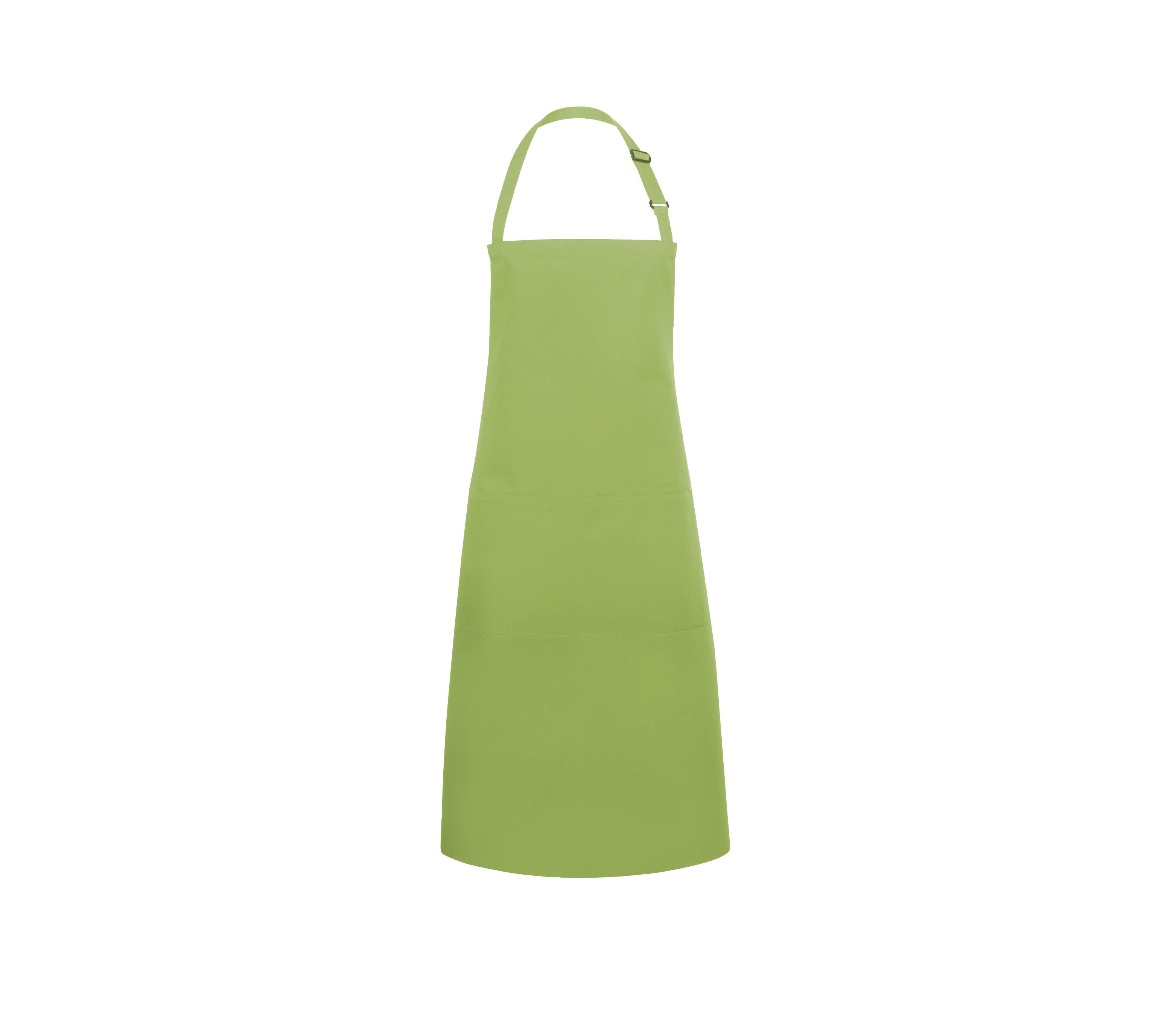 Tablier à Bavette Avec Boucle et Poche - Lime