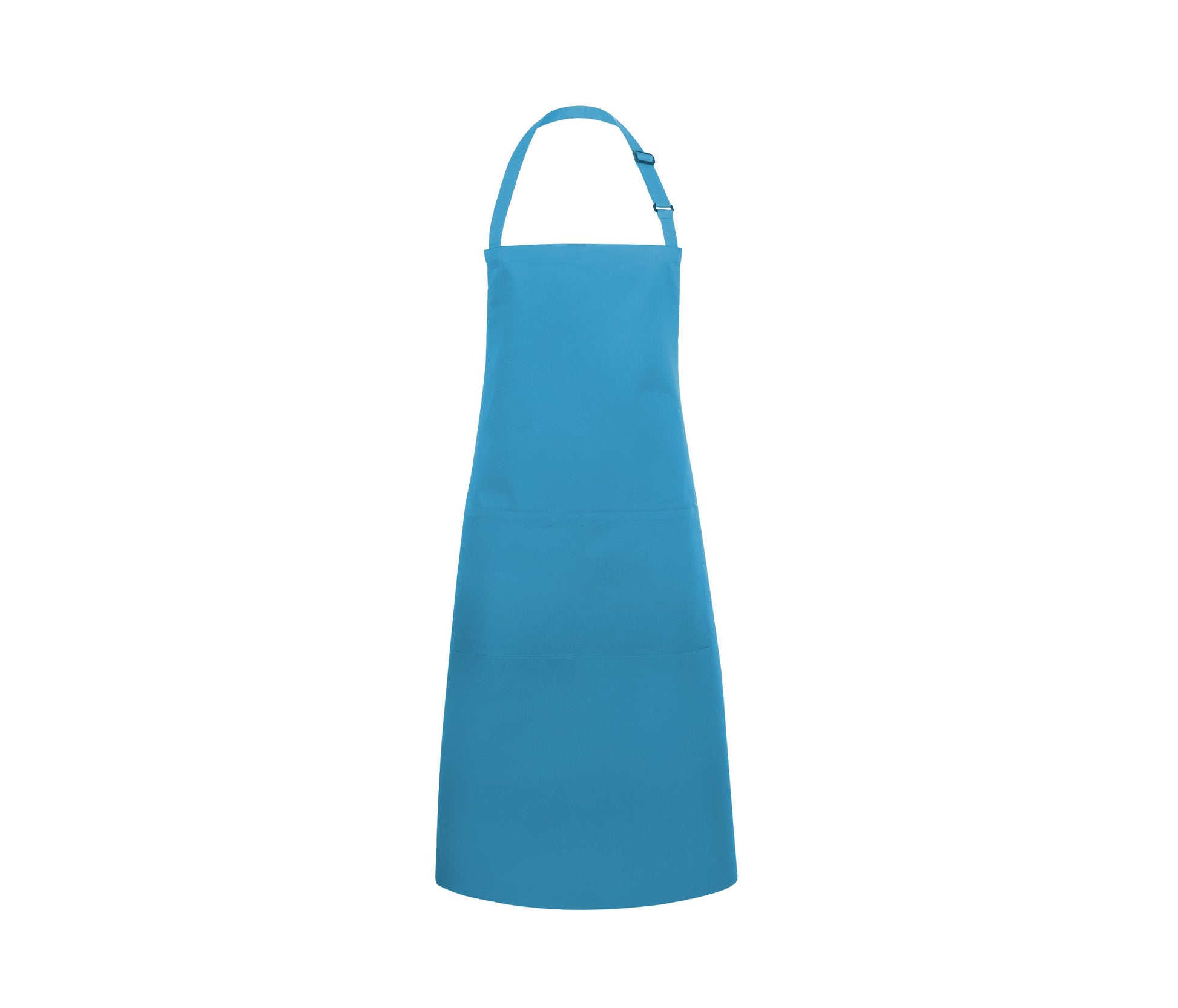 Tablier à Bavette Avec Boucle et Poche - Turquoise