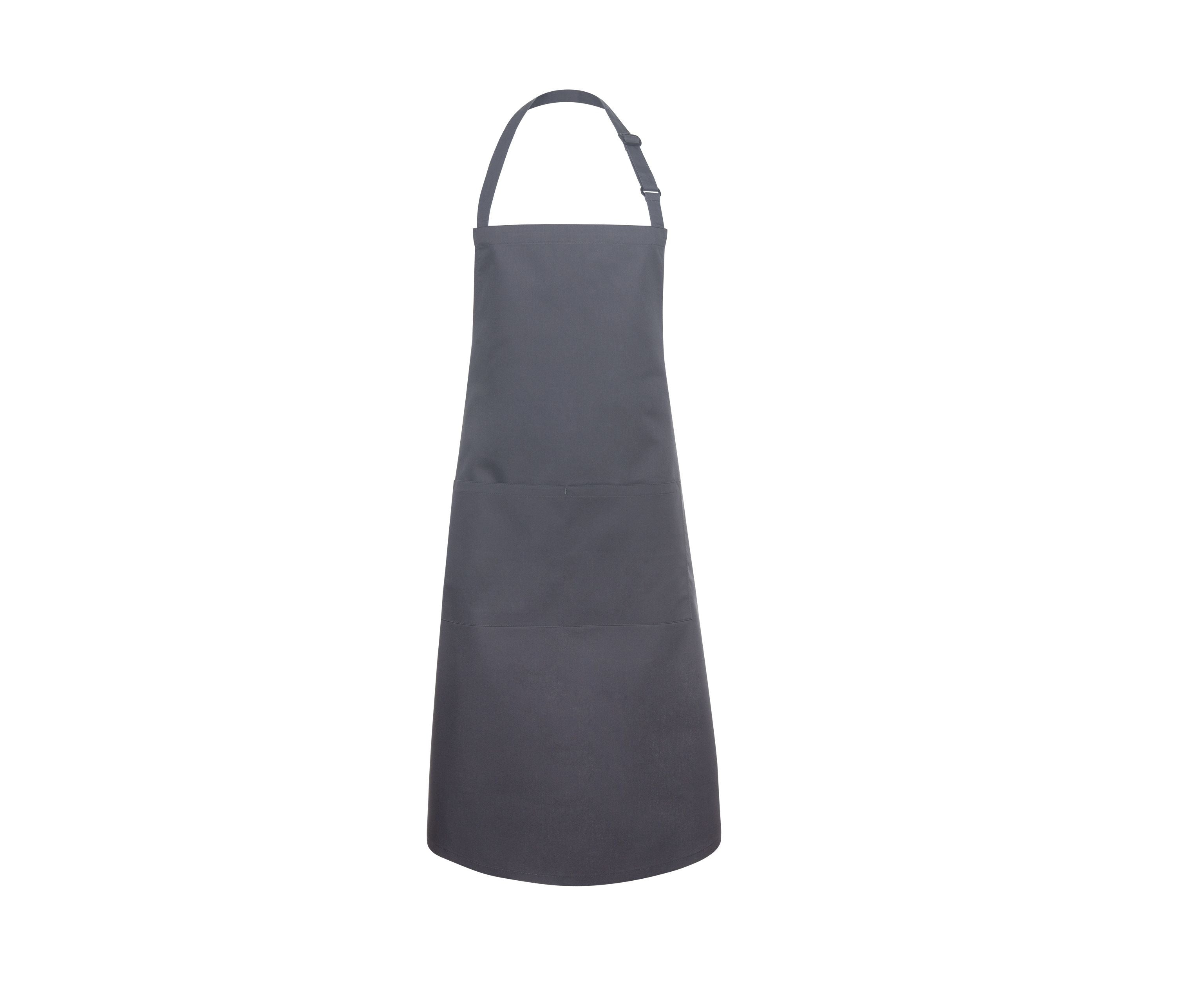 Tablier à Bavette Avec Boucle et Poche - Anthracite