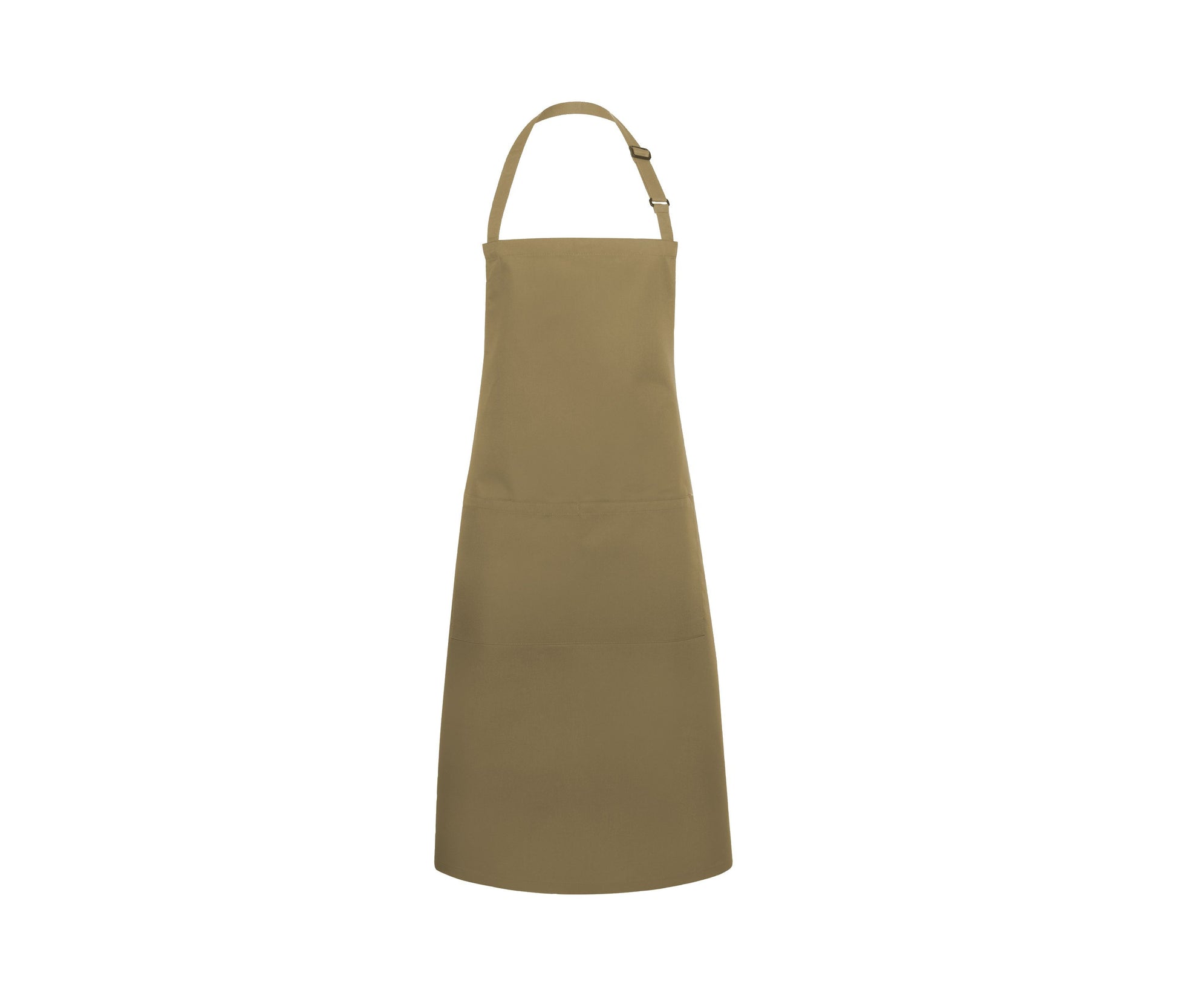 Tablier à Bavette Avec Boucle et Poche - Camel