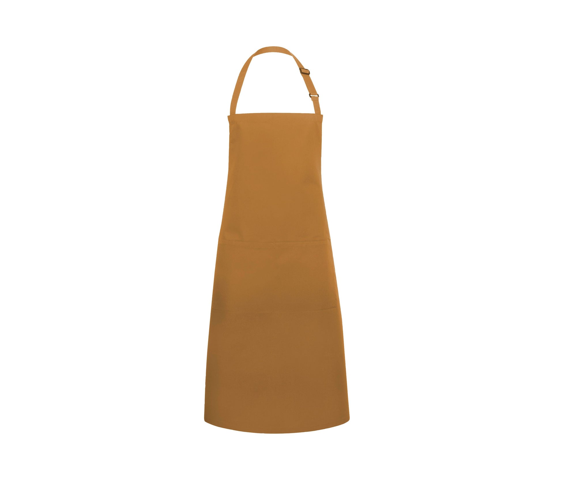 Tablier à Bavette Avec Boucle et Poche - Mustard