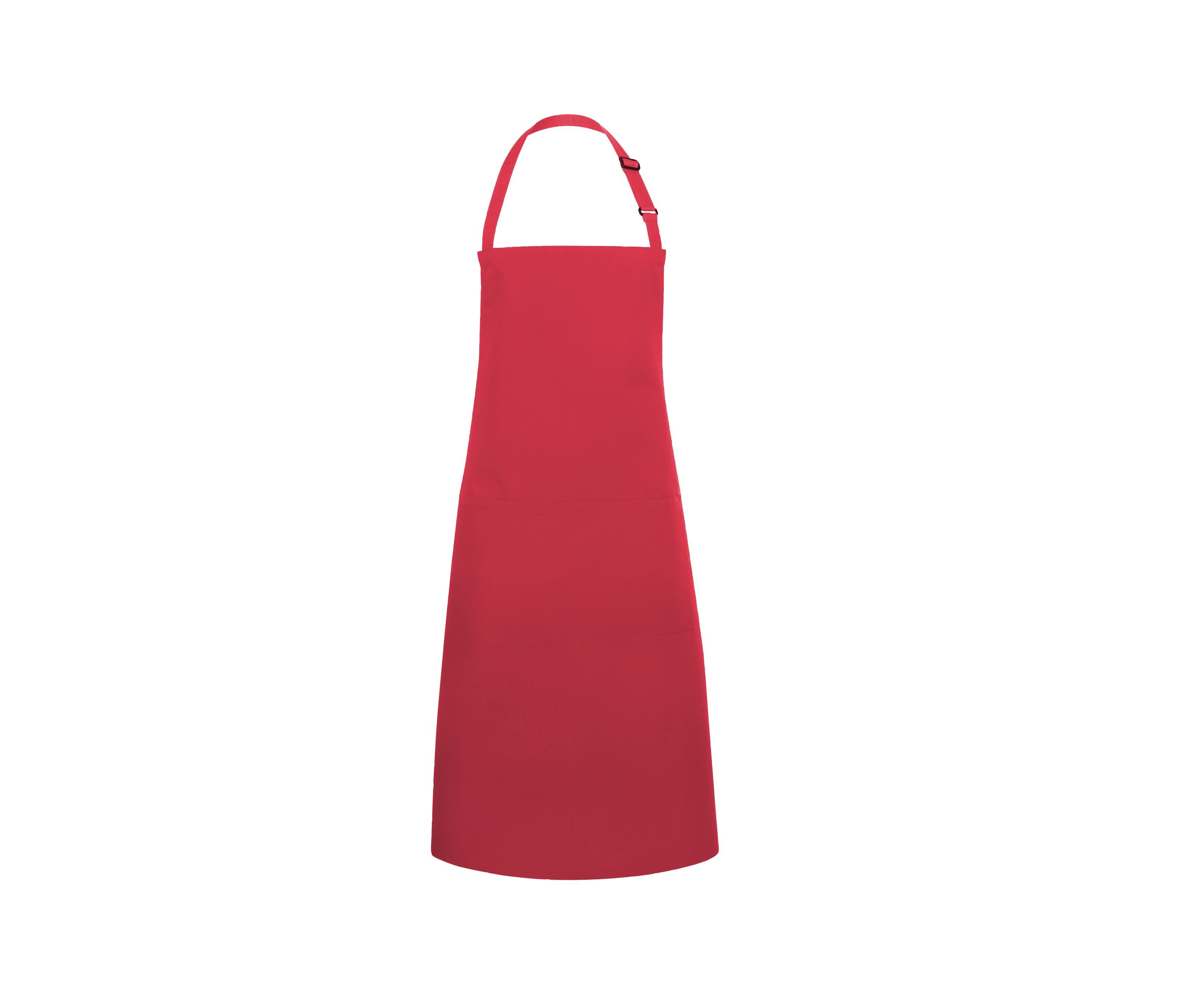 Tablier à Bavette Avec Boucle et Poche - Raspberry