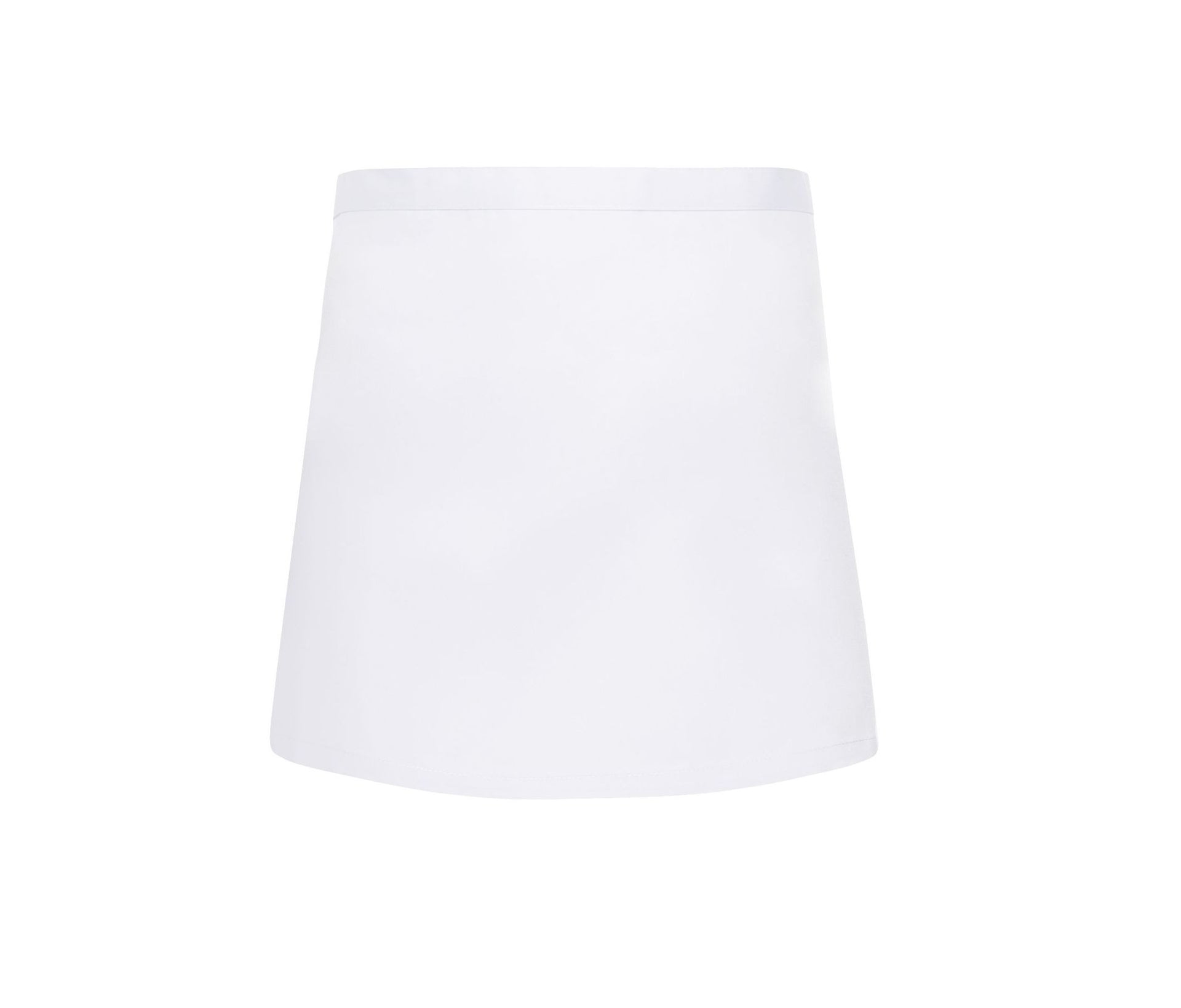 Tablier Mi-Long en Polycoton - White