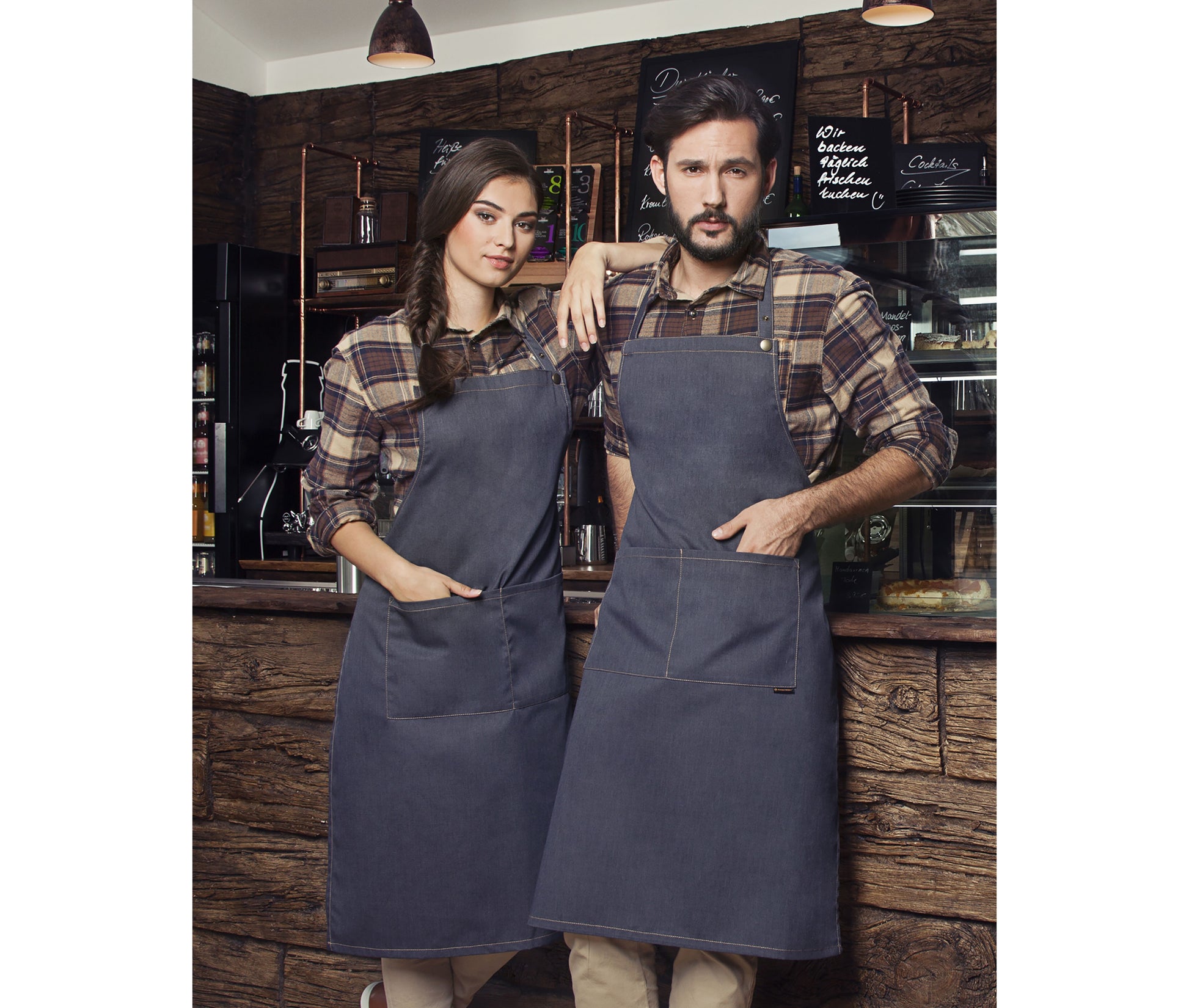 Tablier à bavette Jeans-Style