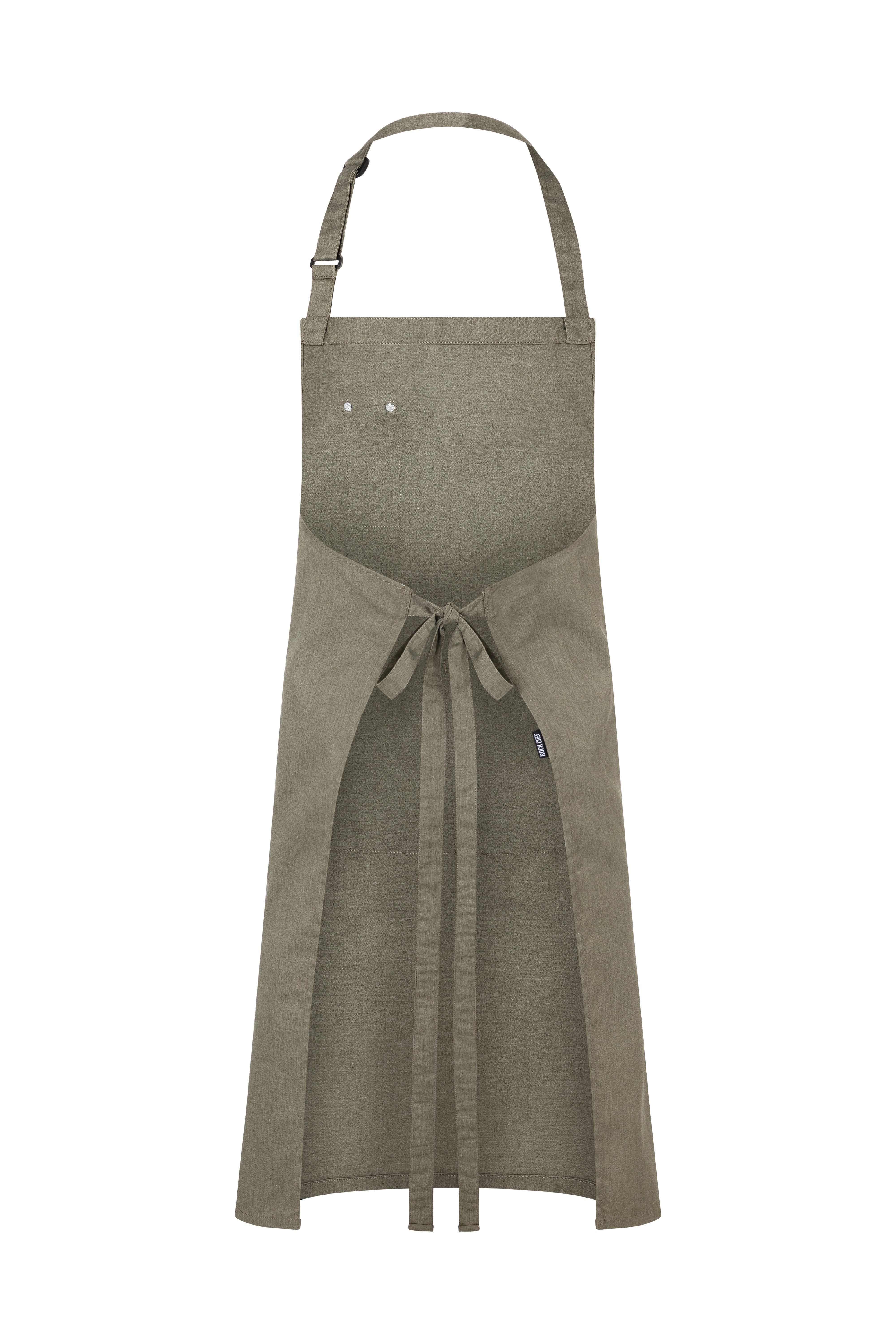 Tablier à Bavette Style Jean - Vintage Moss Green