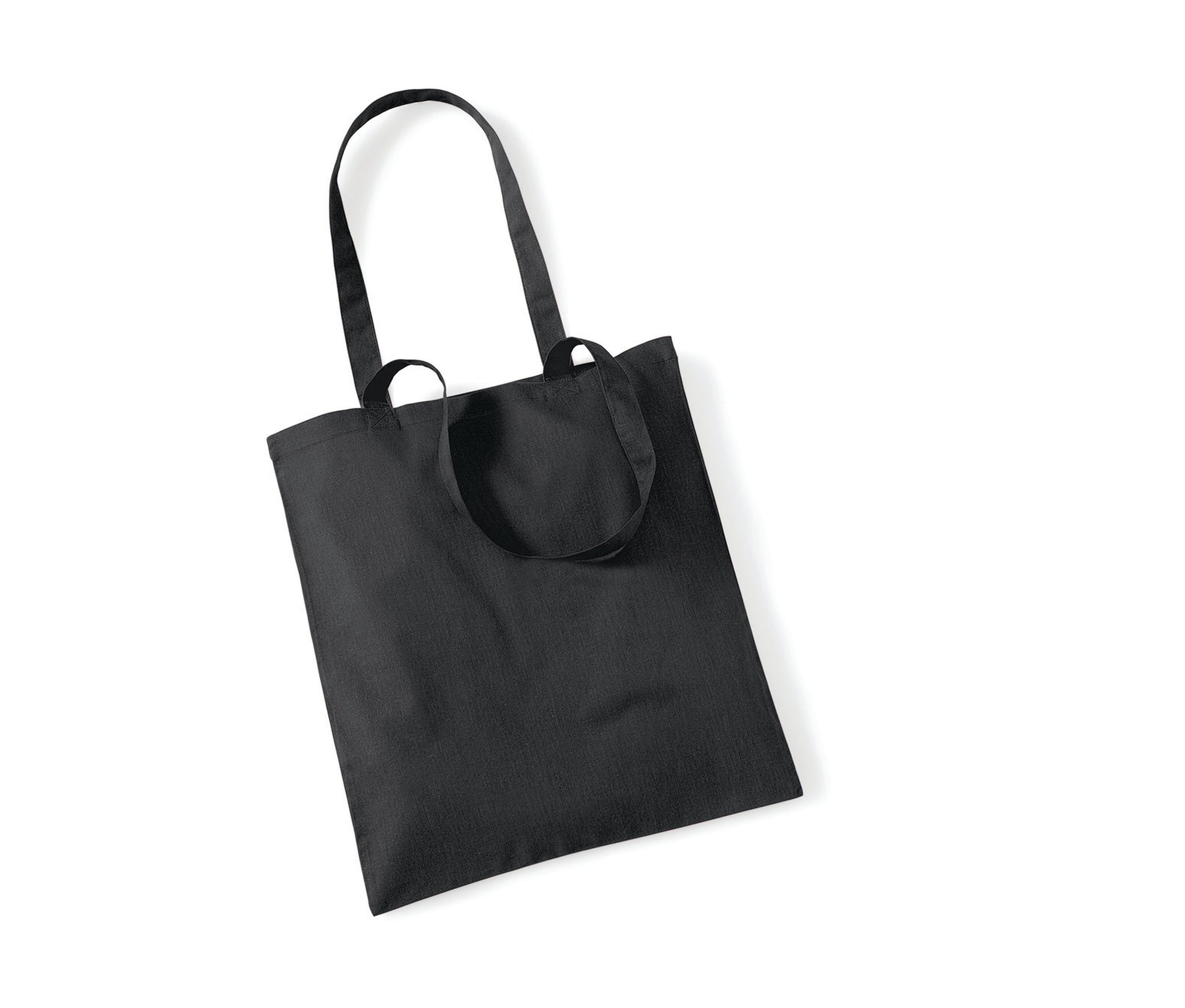 Sac Coton Anses Longues - Black
