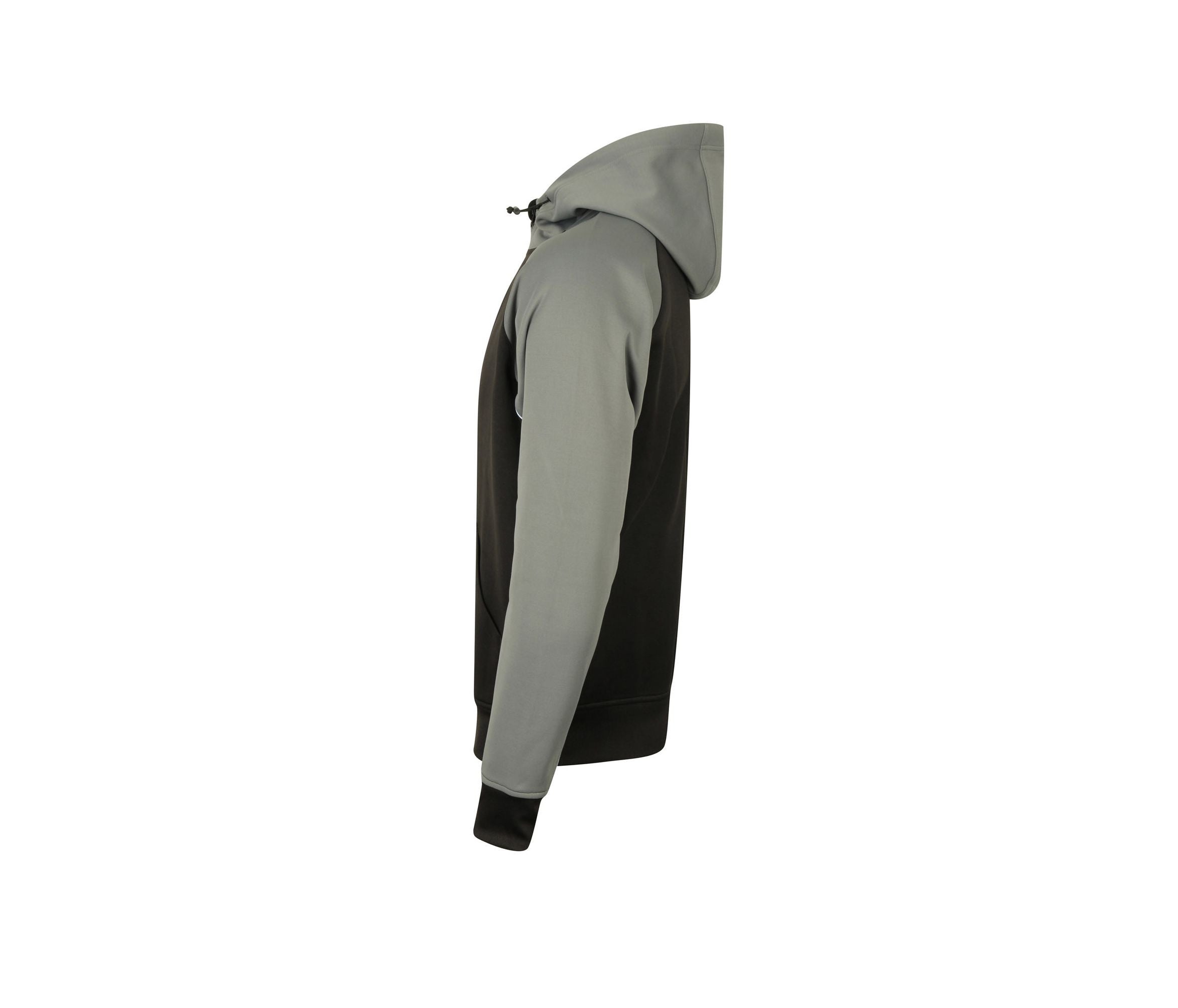 Sweat Capuche Contrasté - Black / Gunmetal Grey / White