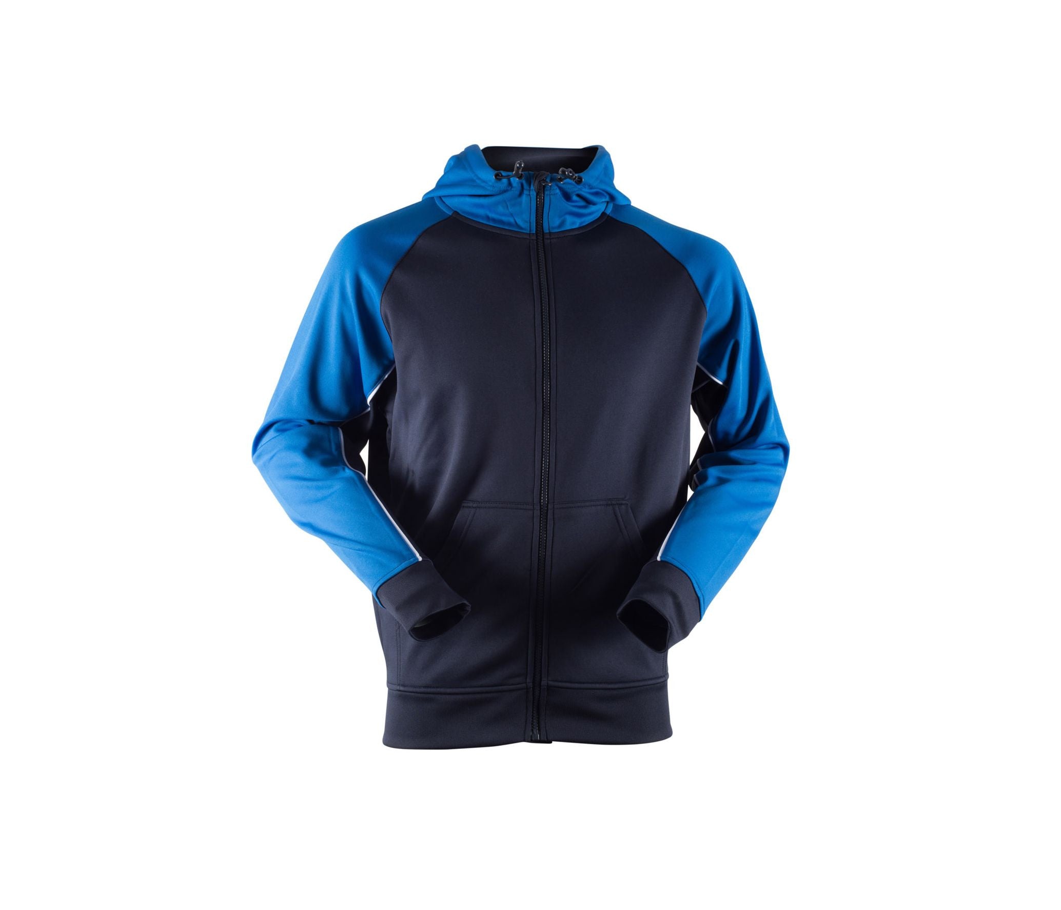 Sweat Capuche Contrasté - Navy/royal/white