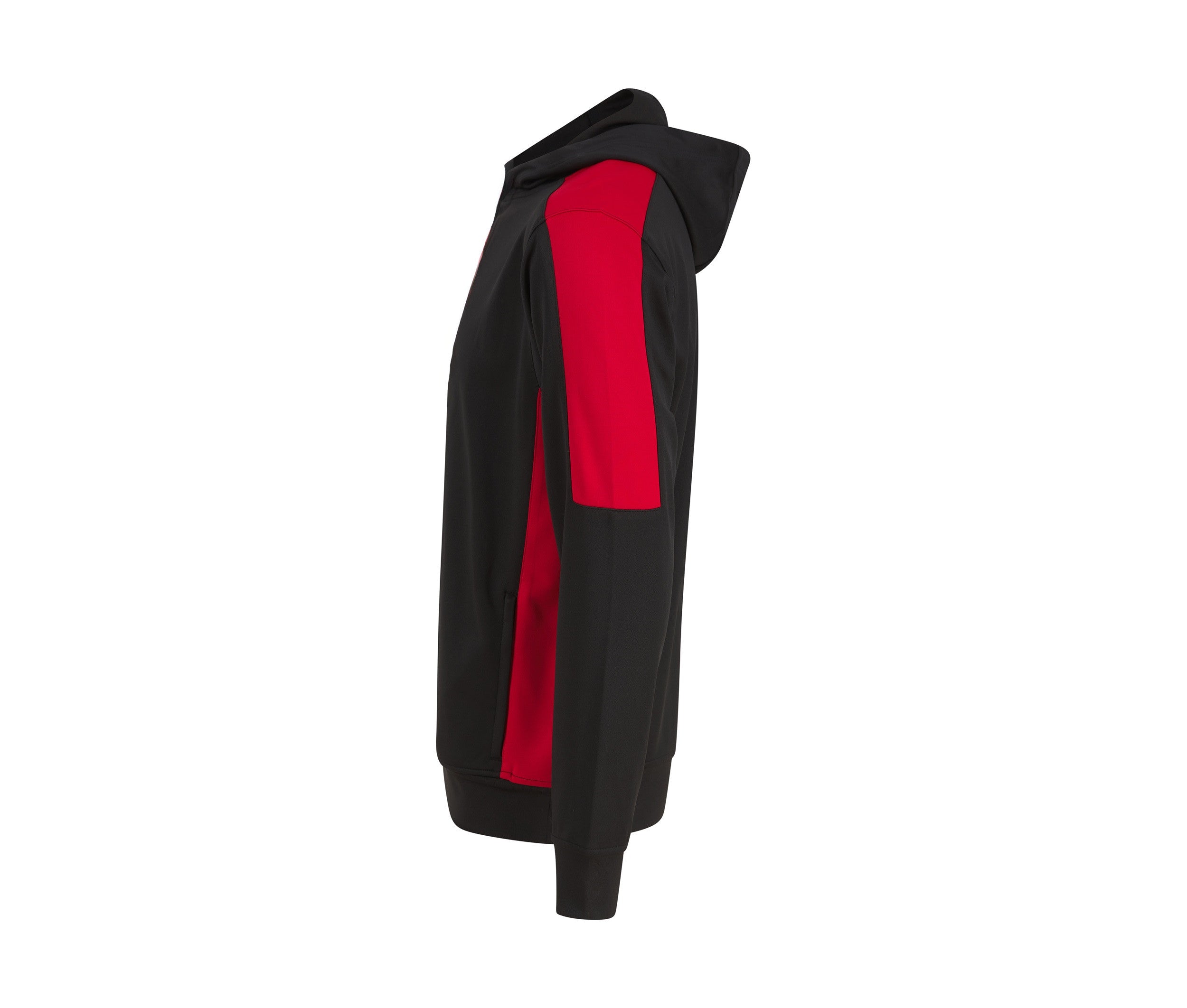 Sweat à Capuche Unisexe - Black / Red
